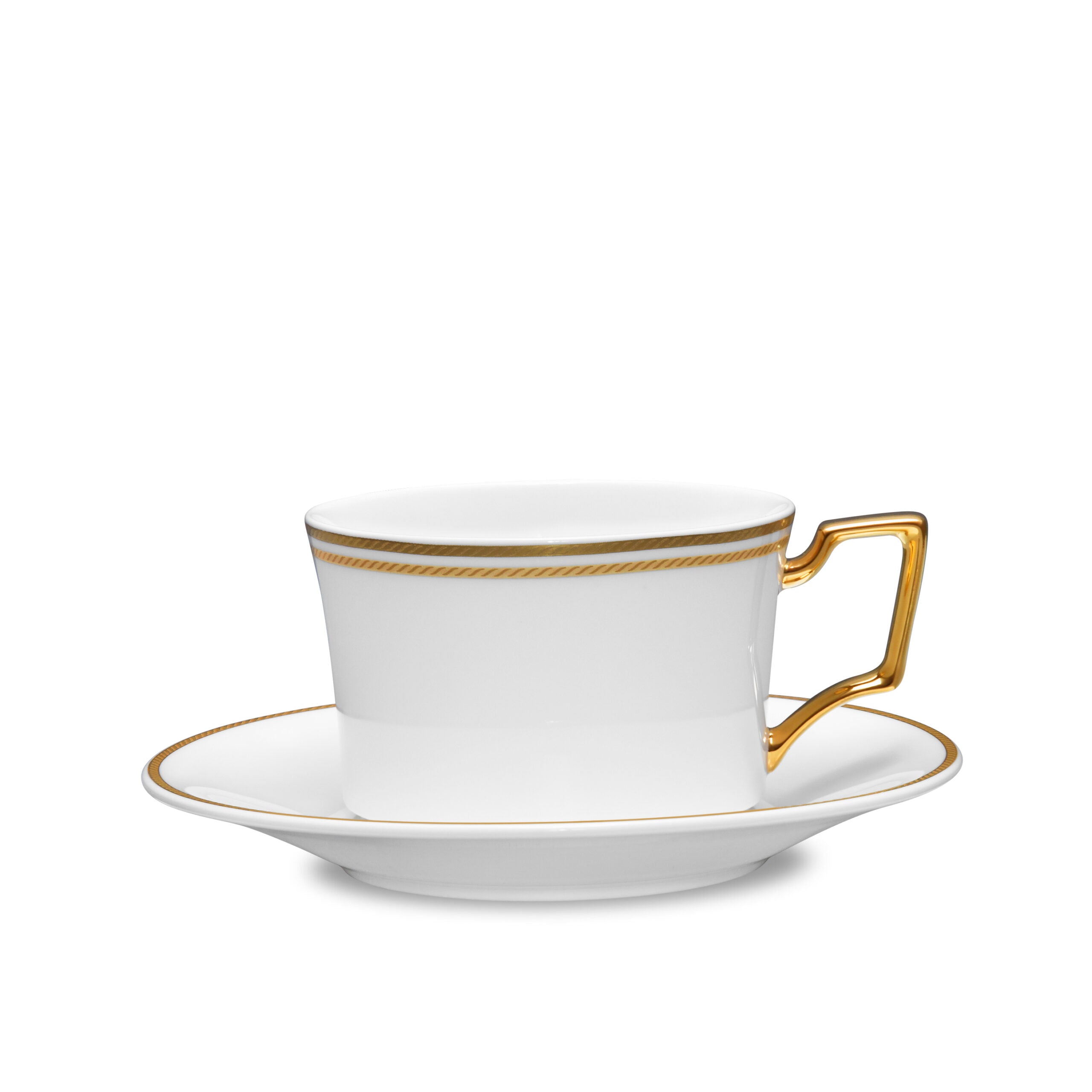 Noritake 24Pcs Tea Set W/Dinner Plate-Aidan Gold