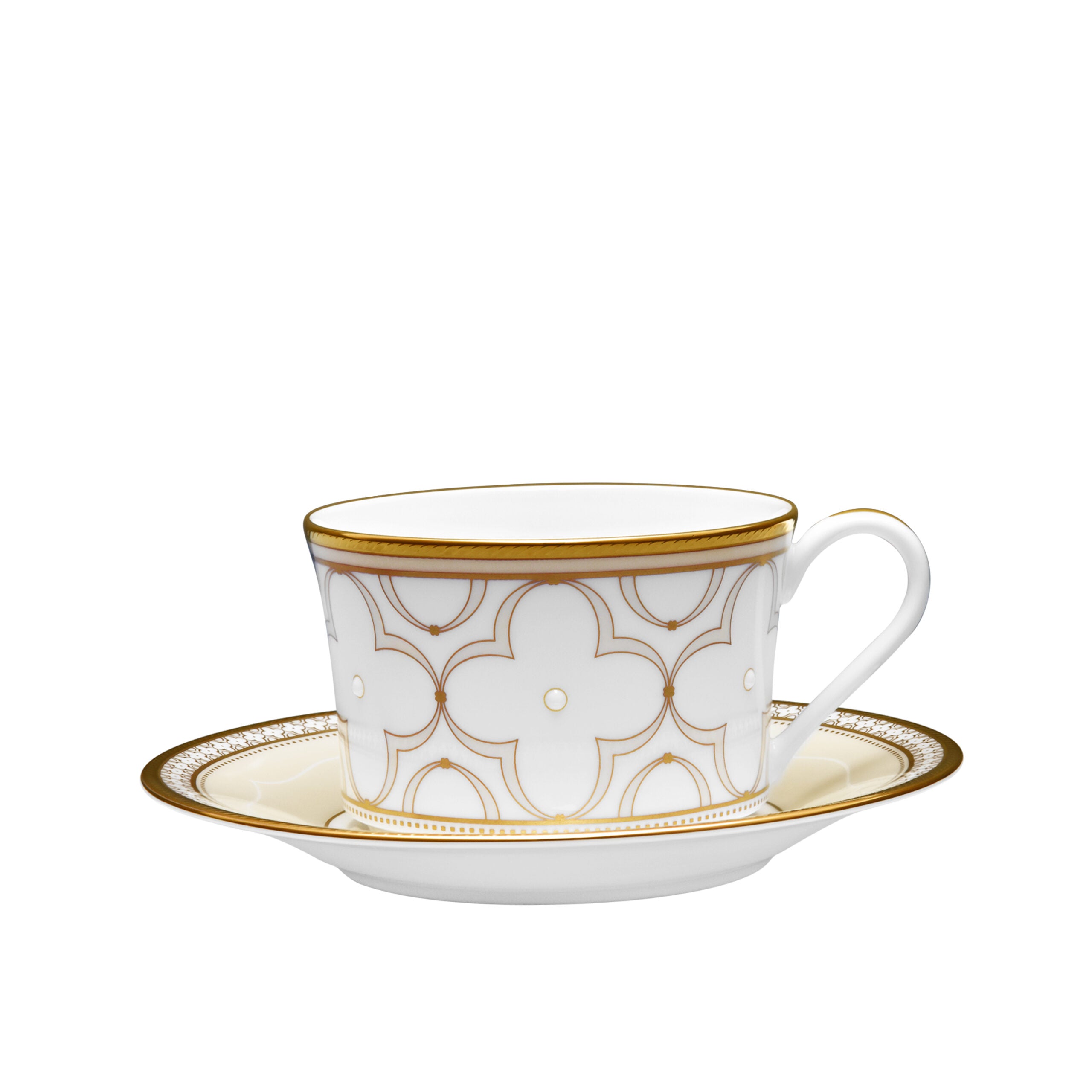 Noritake 96Pcs Dinner & Tea Set for 12 Person - Trefolio Gold