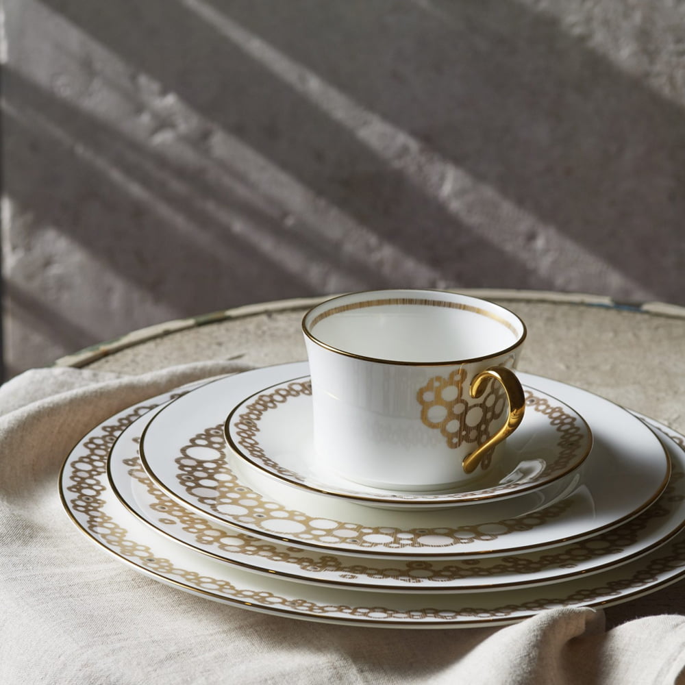 Noritake 47Pcs Dinner & Tea Set for 8 Person - Chatham Gold