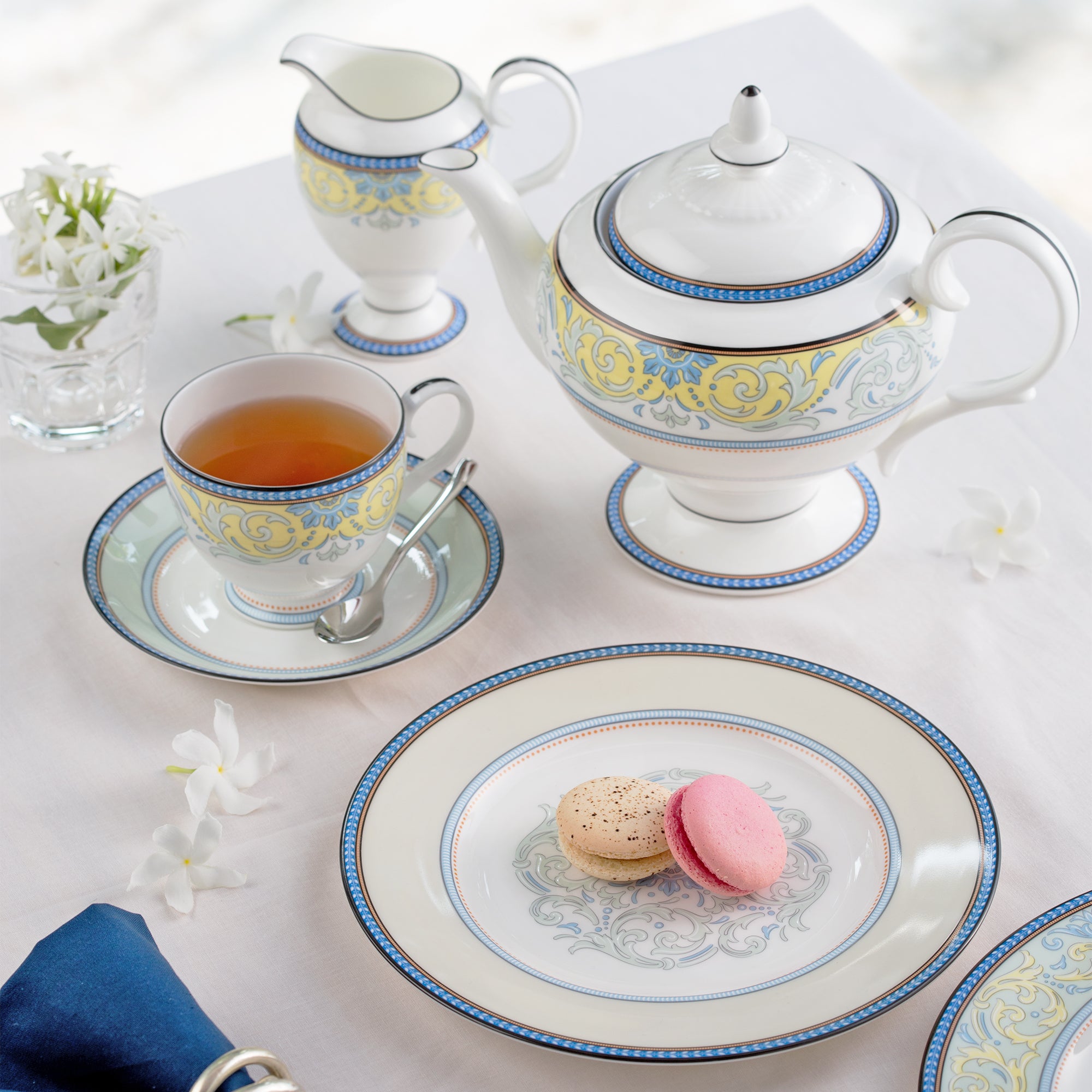 Noritake 23Pcs Tea Set For 6 Person - Menorca Palace