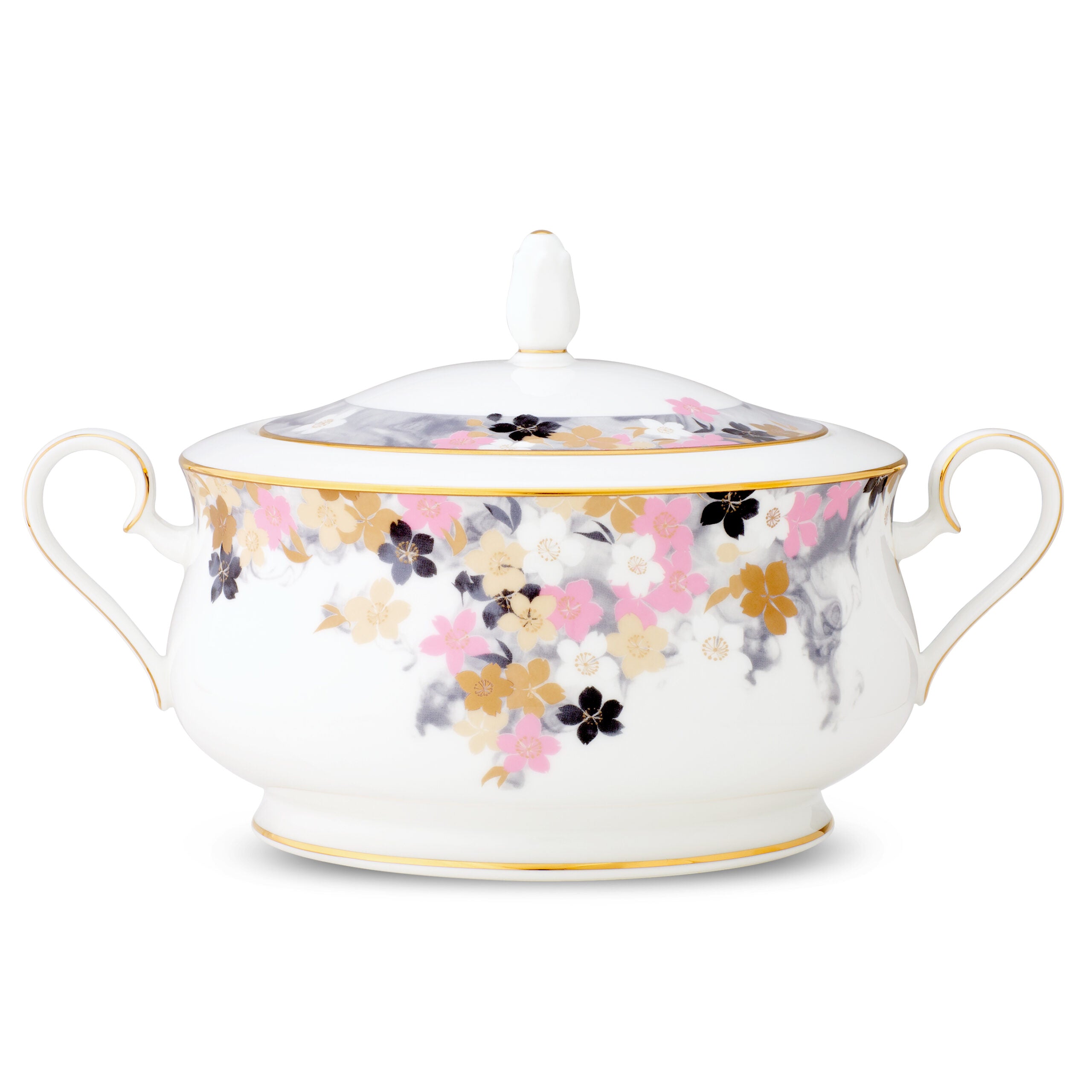 Noritake 96pcs Dinner and Tea Set for 12 Person - Moonlit Blossoms