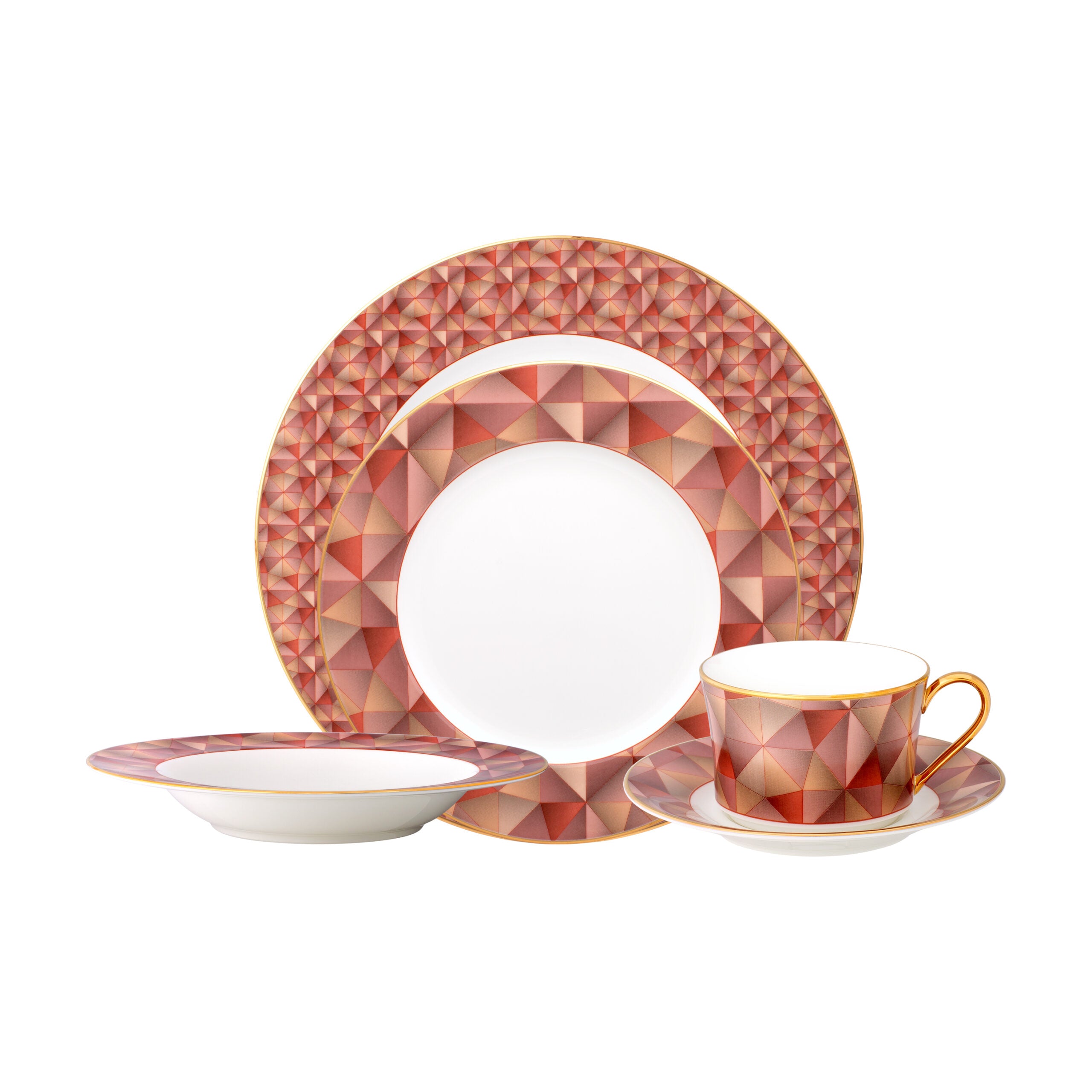 Noritake 47Pcs Dinner & Tea Set for 8 Person – Splendid Umber