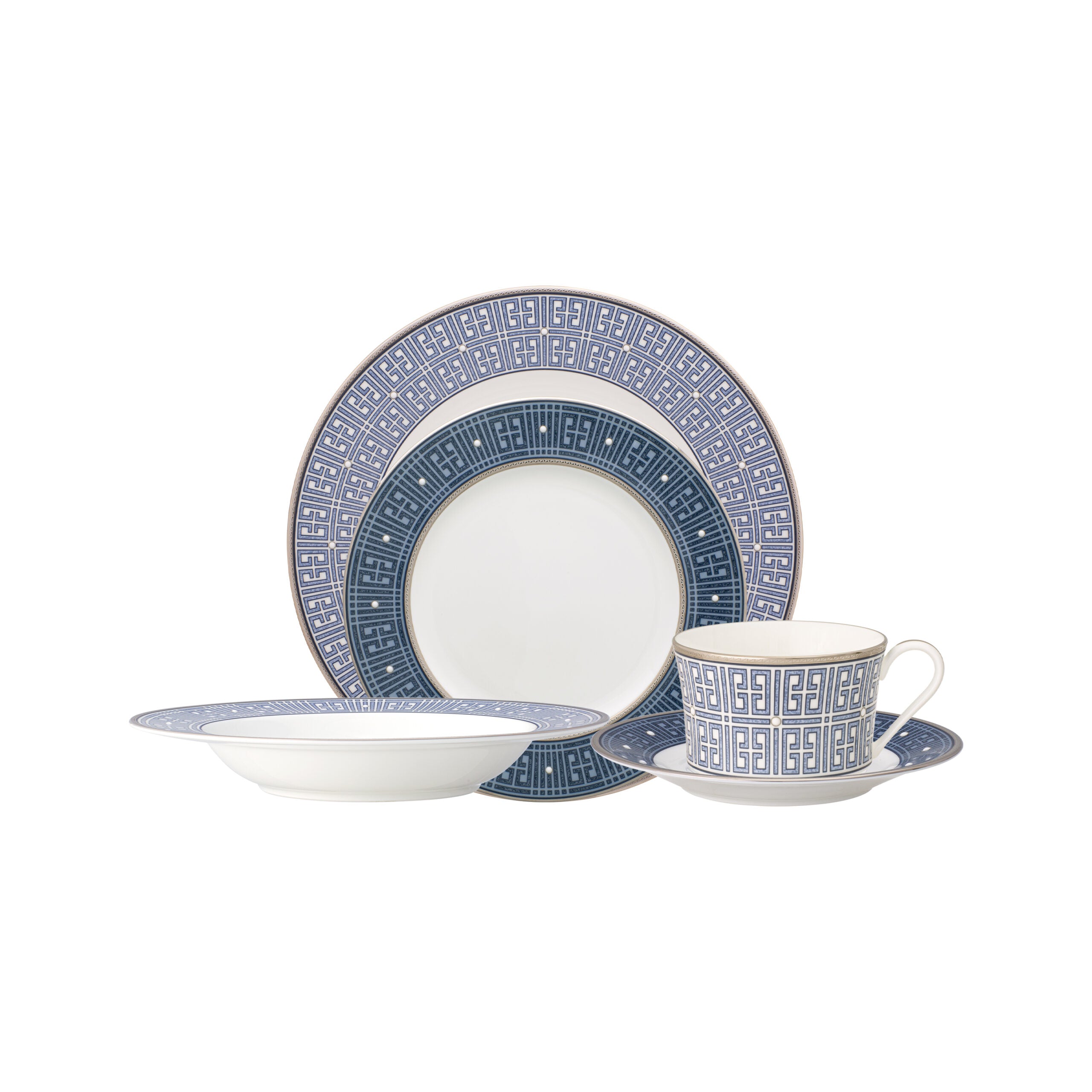 Noritake 20Pcs Dinner Set for 4 Person - Infinity Blue