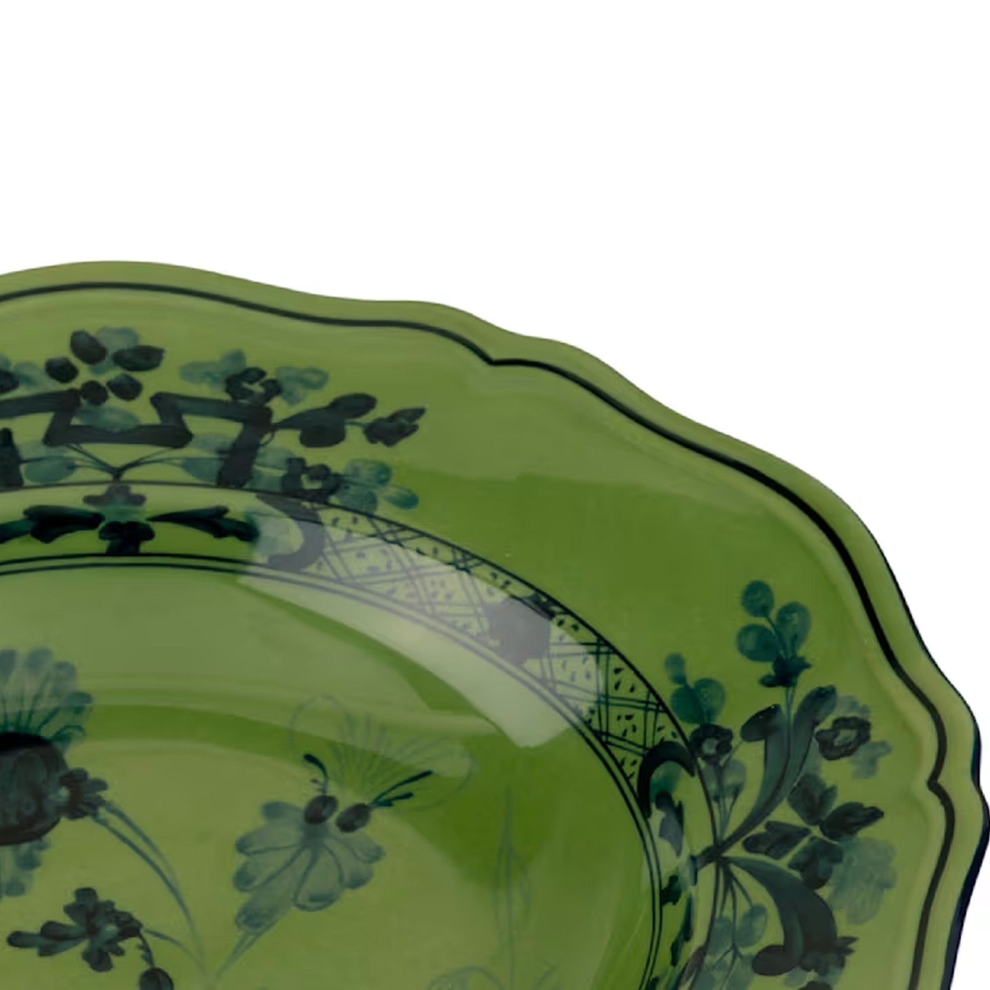 Ginori 1735 Soup Plate 24CM - Oriente Italiano Malachite