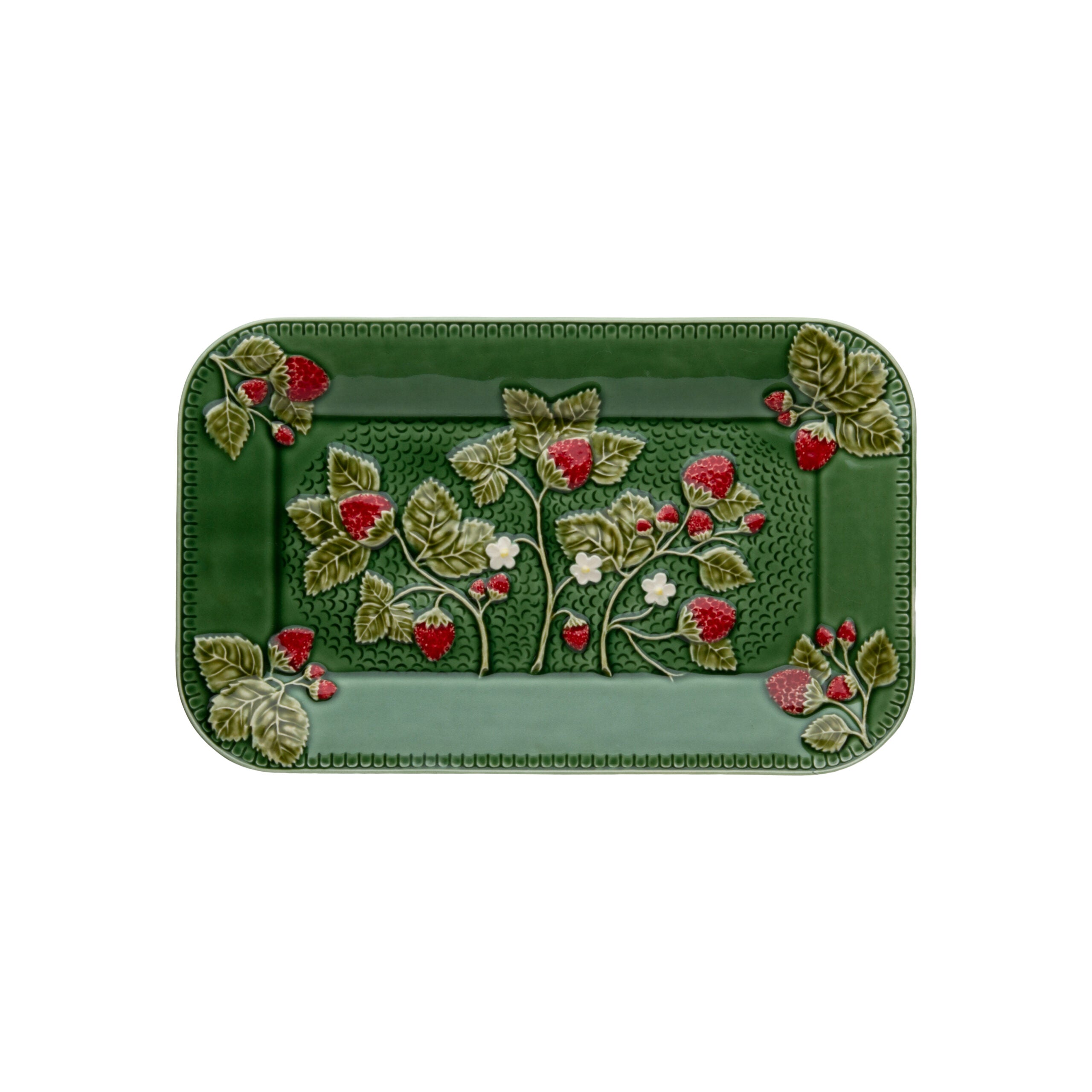 Bordallo Pinheiro Tray Platter 34cm - Strawberries