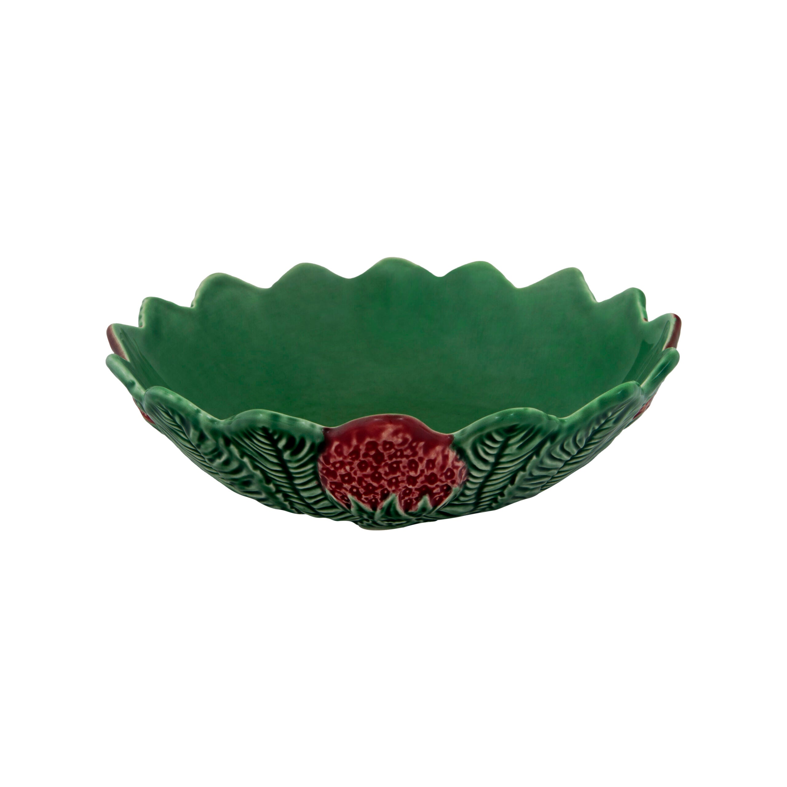 Bordallo Pinheiro Large Bowl 23.5cm - Strawberries