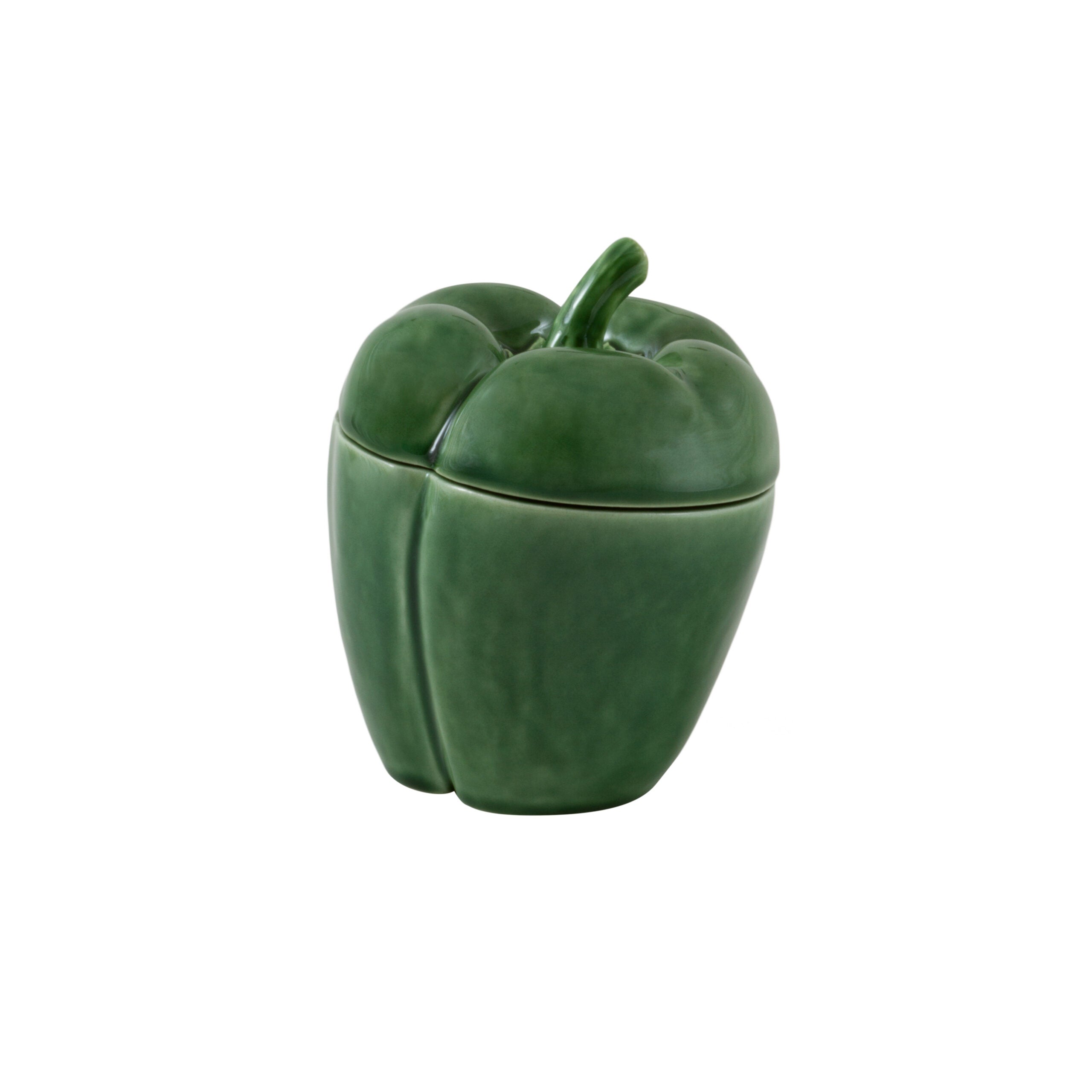 Bordallo Pinheiro Small Box Green 12.5cm - Pepper
