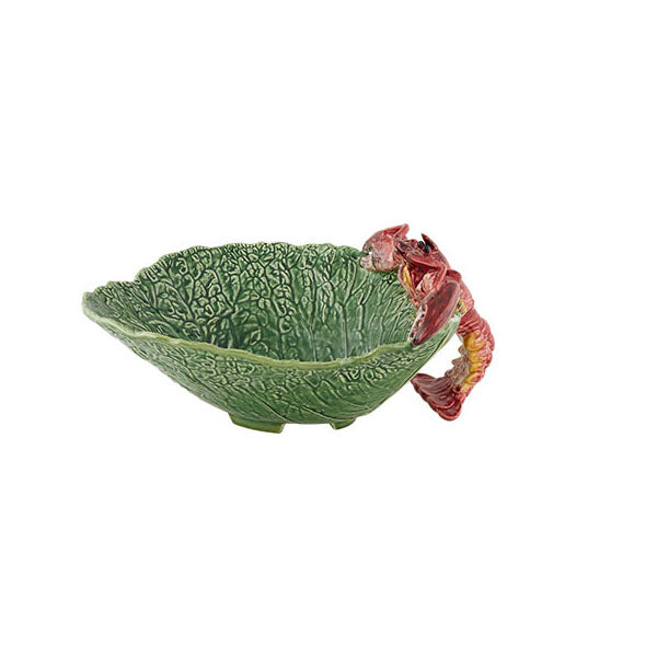 Bordallo Pinheiro Salad Bowl - Cabbage with lobsters
