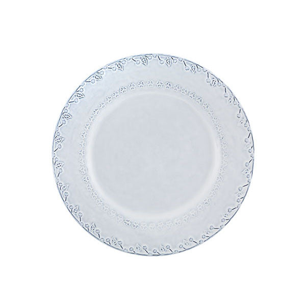 Bordallo Pinheiro White Dinner Plate 29cm - Flora