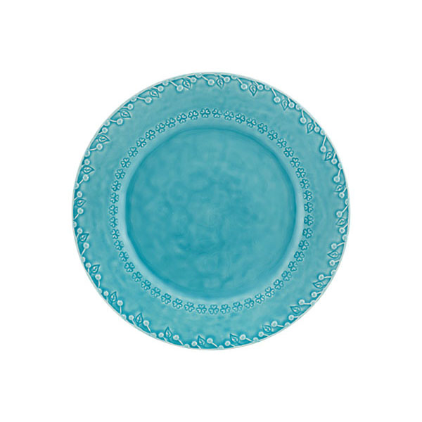 Bordallo Pinheiro Blue Dinner Plate 29cm - Flora