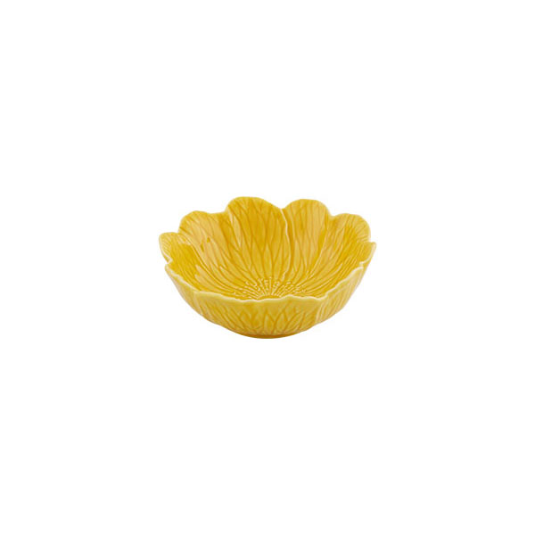 Bordallo Pinheiro Yellow Large Bowl 17cm - Flora