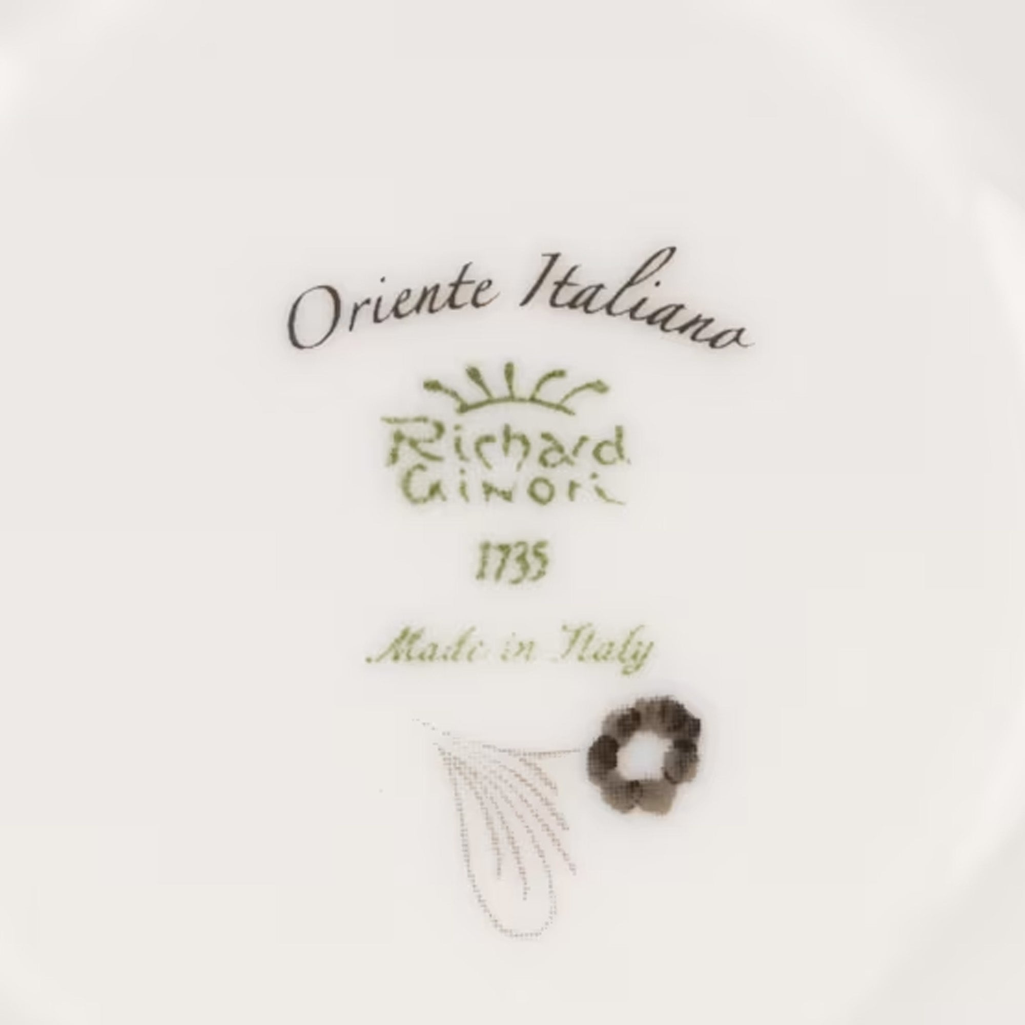 Ginori 1735 Tea Saucer 15CM - Oriente Italiano Malachite