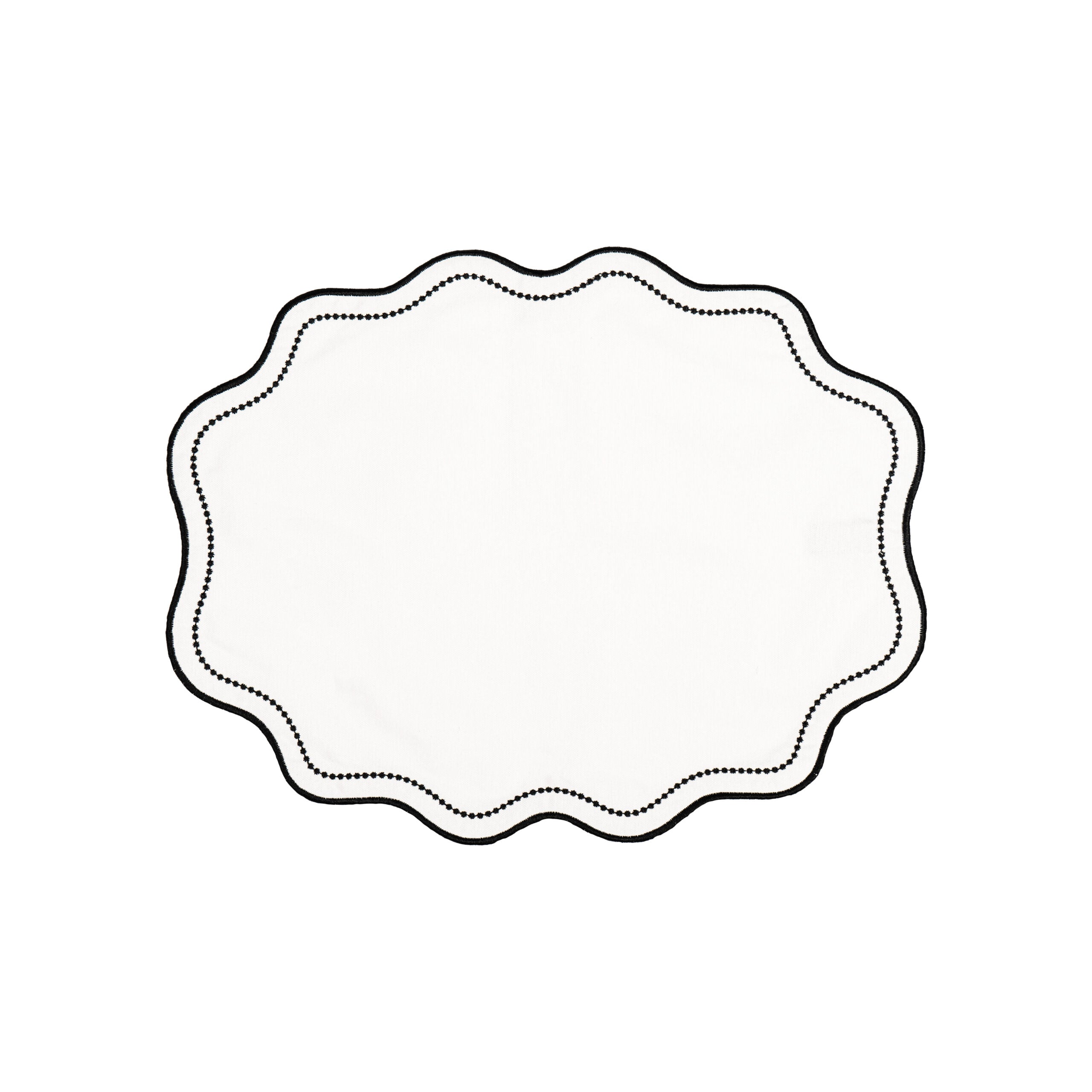 Artemis Pearly Placemat - Black
