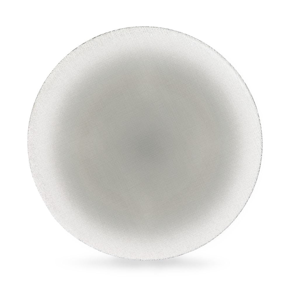 CHARGER PLATE 33 CM ROUND - G011 SILVER GLITTER & M045 FOG GREY
