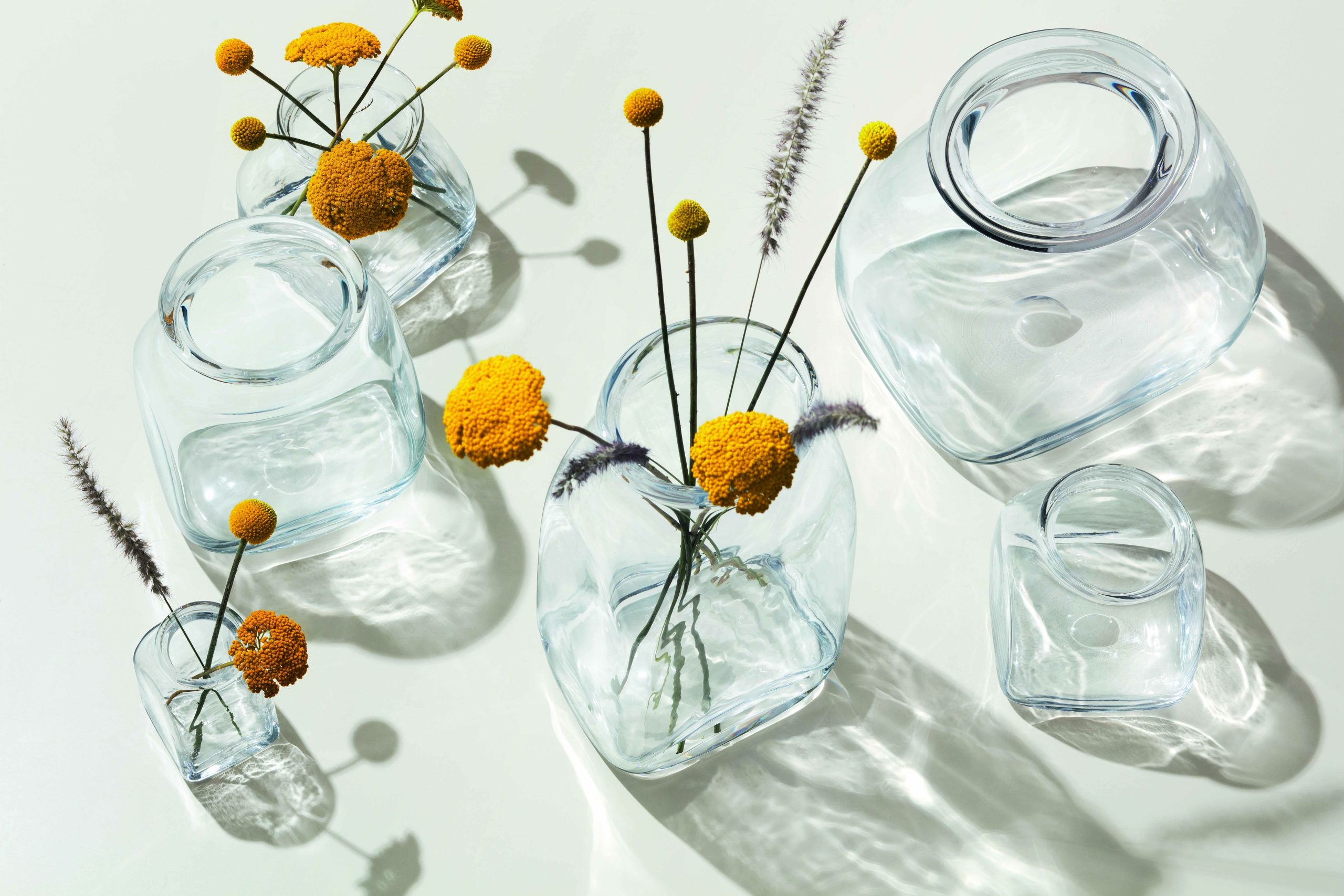 Umberto Vase H25cm Clear