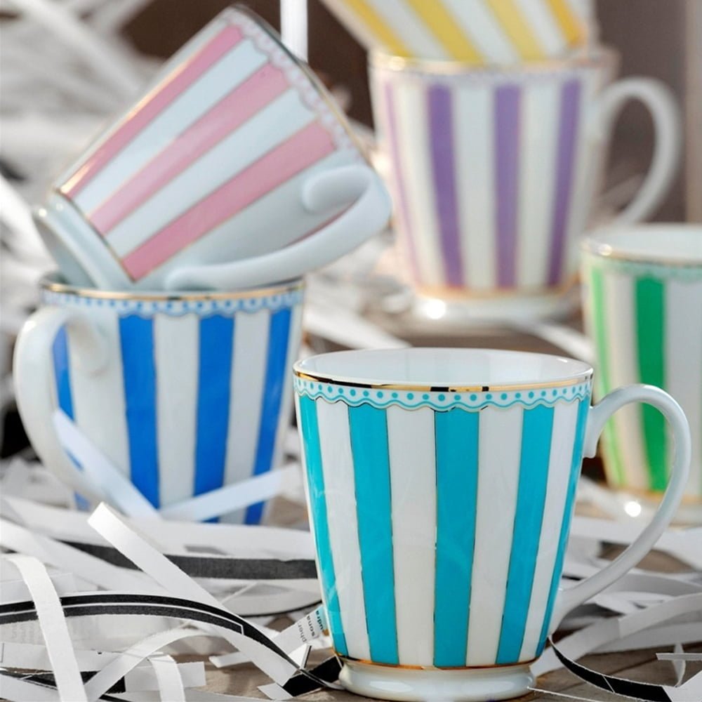 Noritake Carnivale Breakfast Set Light Blue W/Gift Box