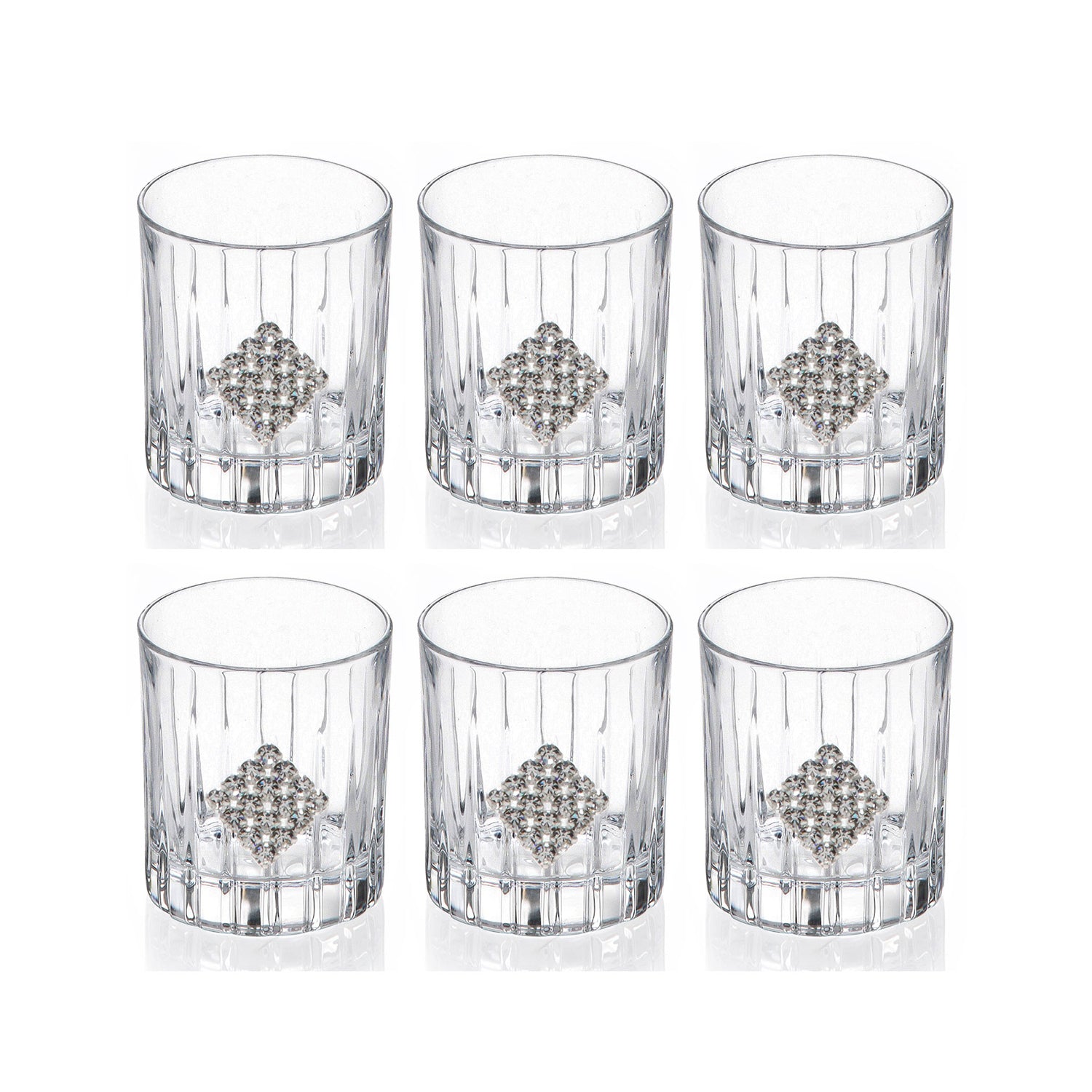 Chinelli 6Pcs Whisky Timeless Rombo Regina