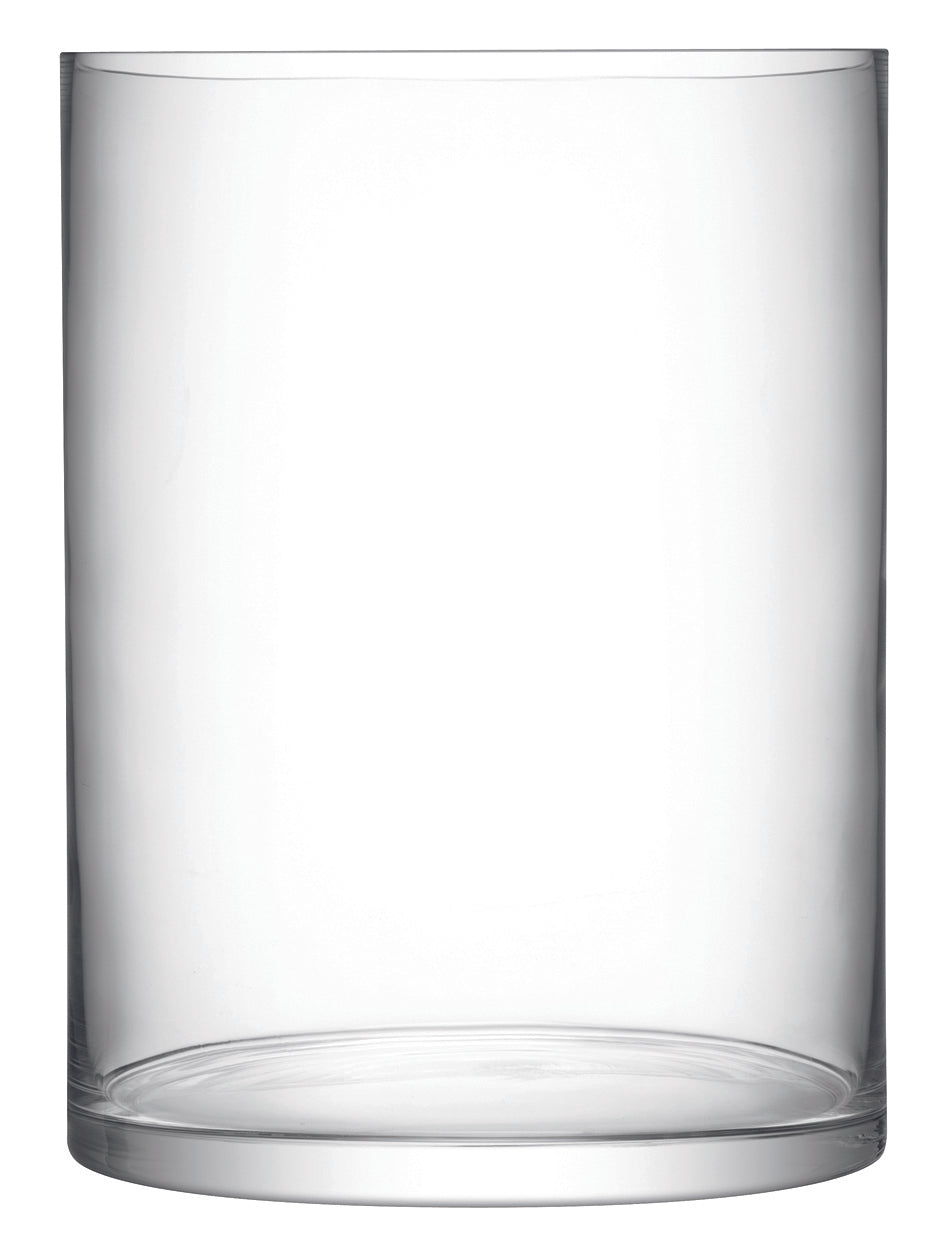 COLUMN VASE/CANDLEHOLDER H40 X Ø30CM CLEAR