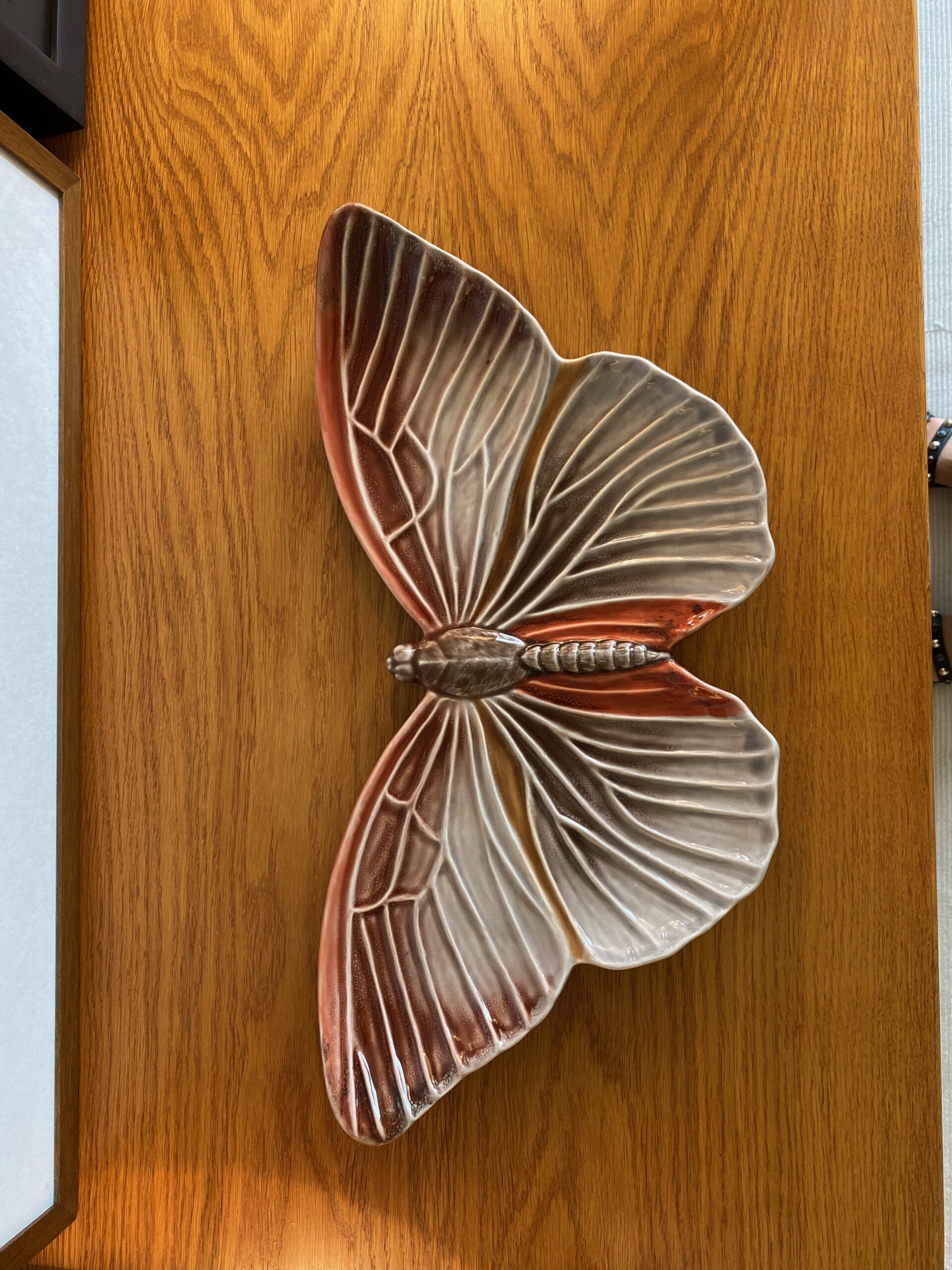 Bordallo Pinheiro Dessert Plate - Cloudy Butterflies