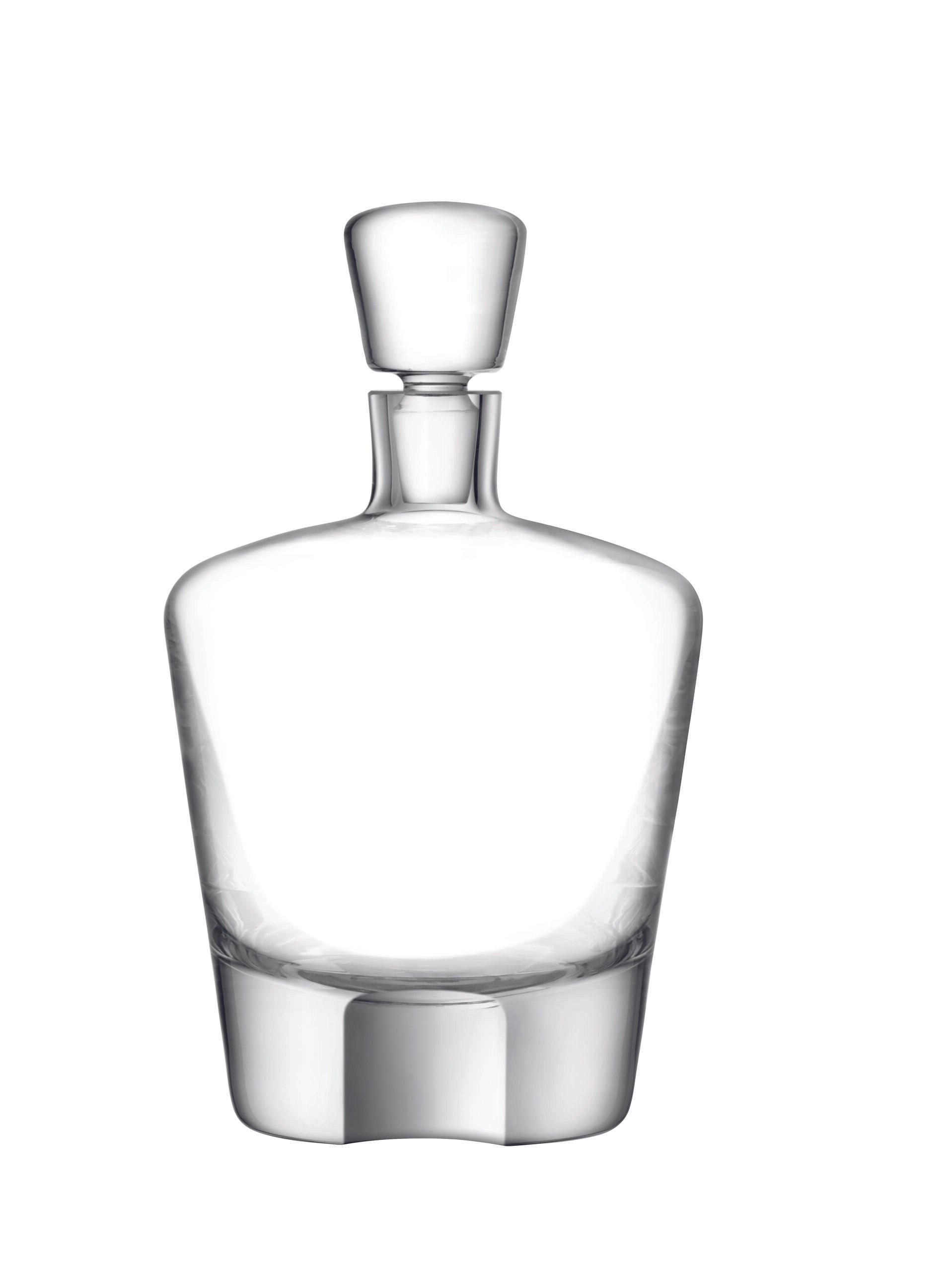 LSA International Whisky Cut Connoisseur Set &amp; Walnut/Cork Serving Tray *