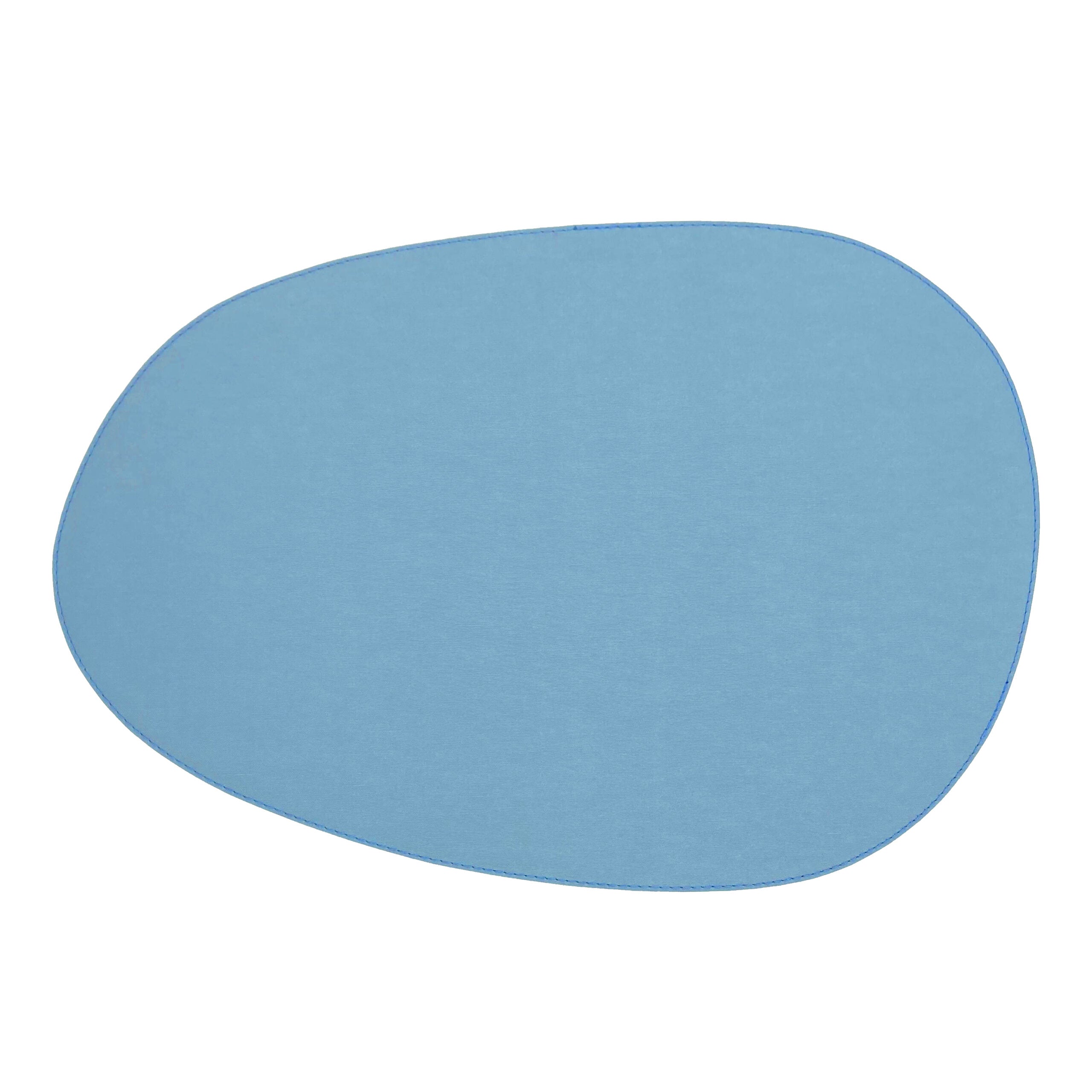 Artemis 2 Colors Placemat Stone Shape - Elegant Orange &amp; Elegant Blue