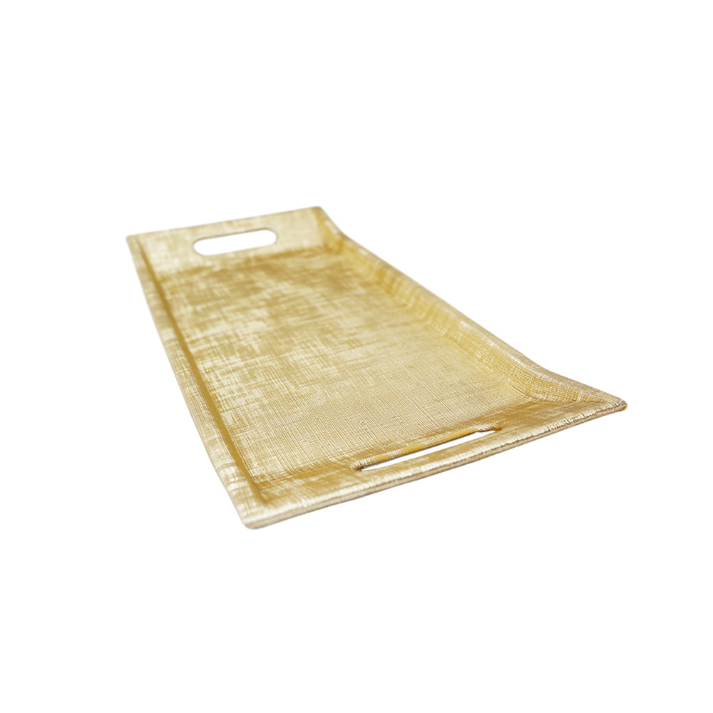 TRAY HANDLE SMALL 37CM X 18.5CM X 3CM - FIRENZE GOLD 14Z