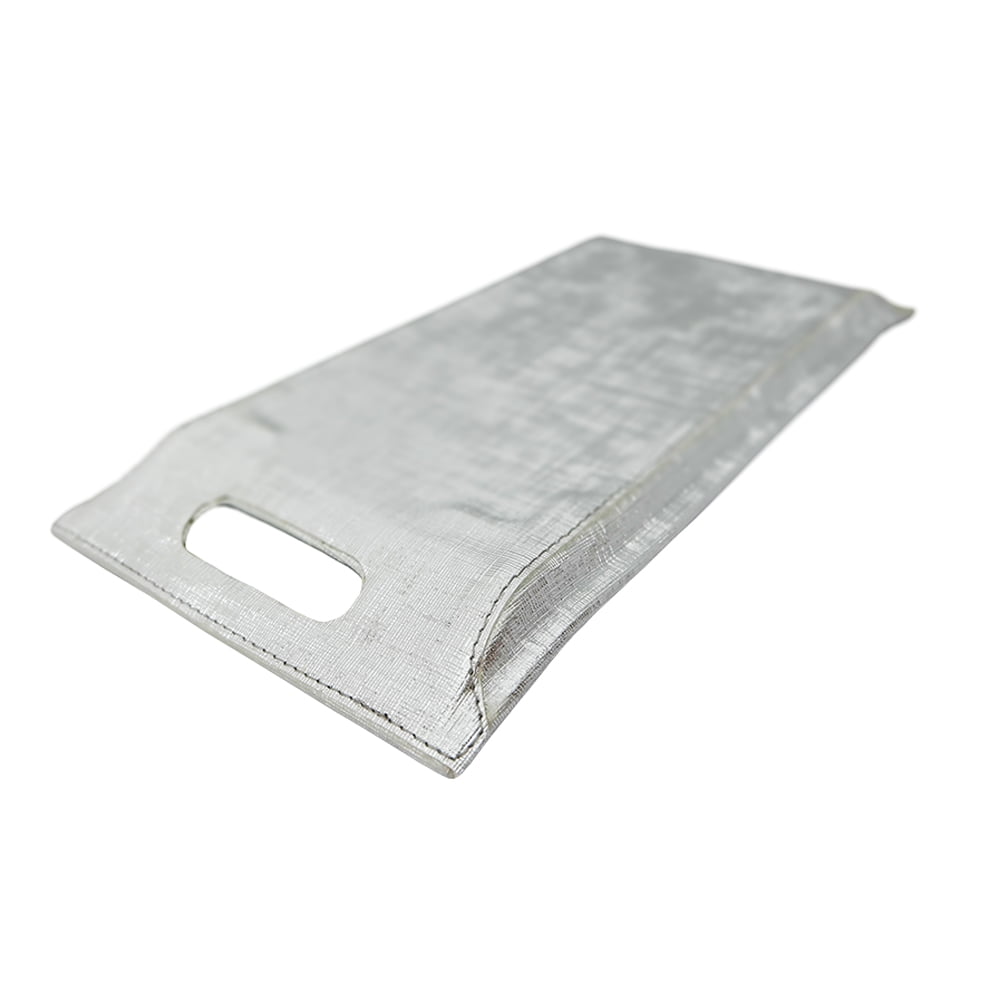 TRAY HANDLE SMALL 37CM X 18.5CM X 3CM - FIRENZE SILVER 14S