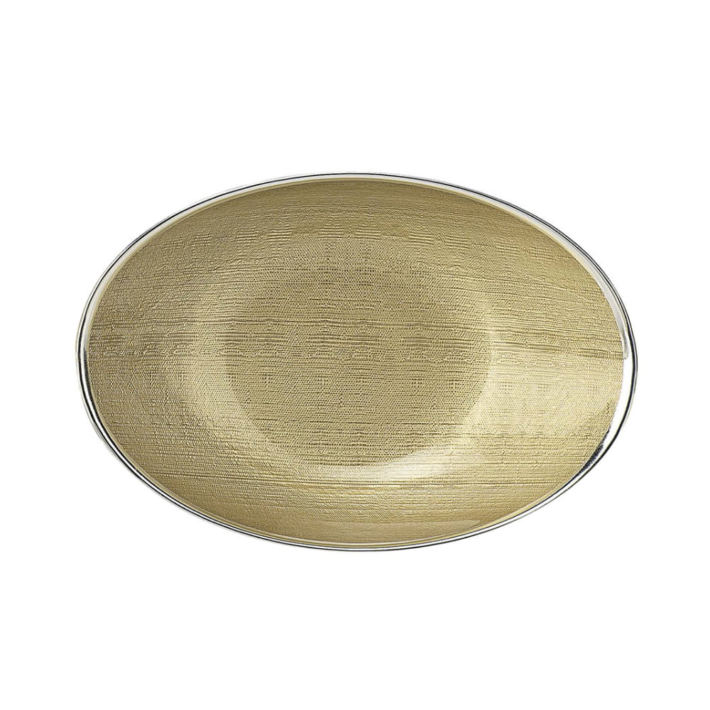 Dogale Trama Gold Oval Bowl 31X21