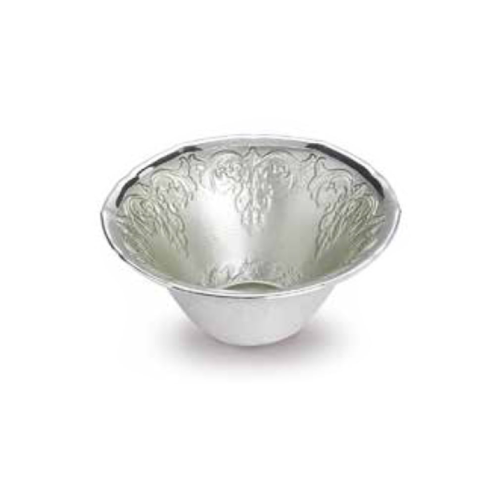 Dogale Flared Silver Green Bowl D.11,5