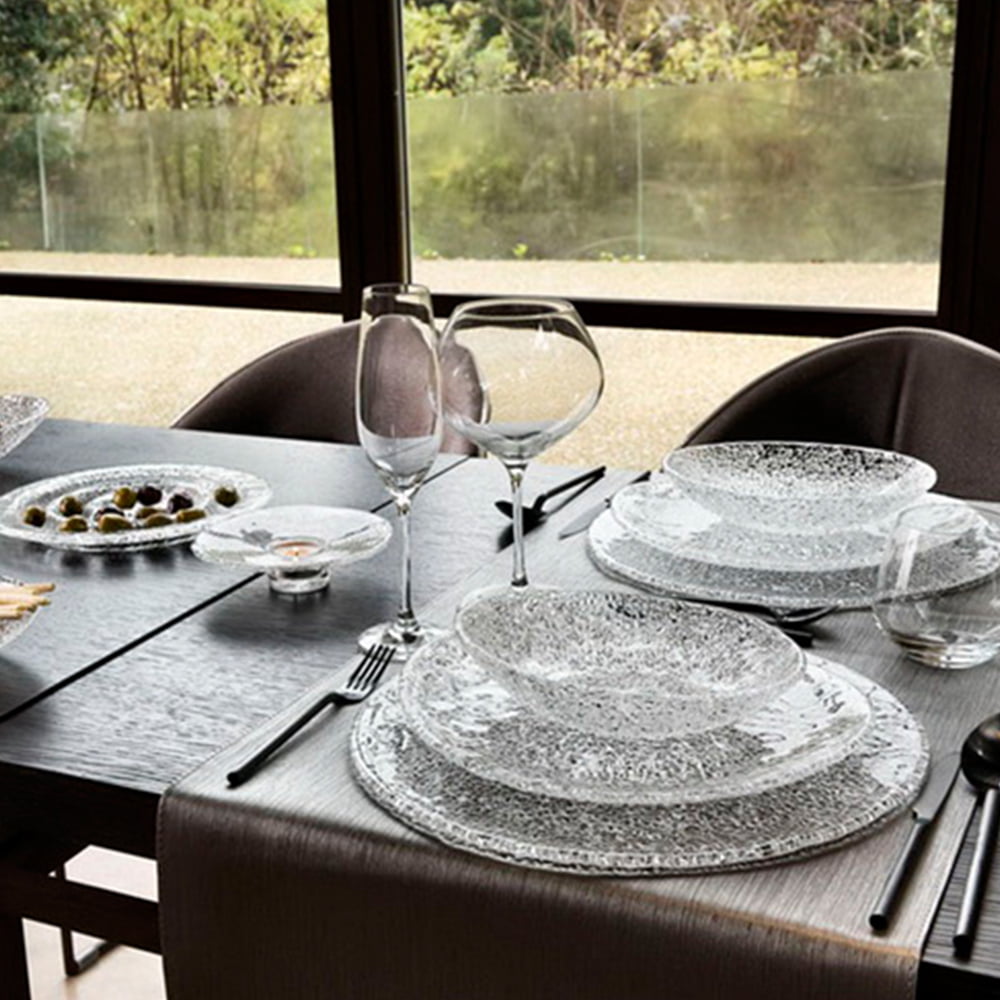 IVV Diamante Cheese Platter With Grips Clear