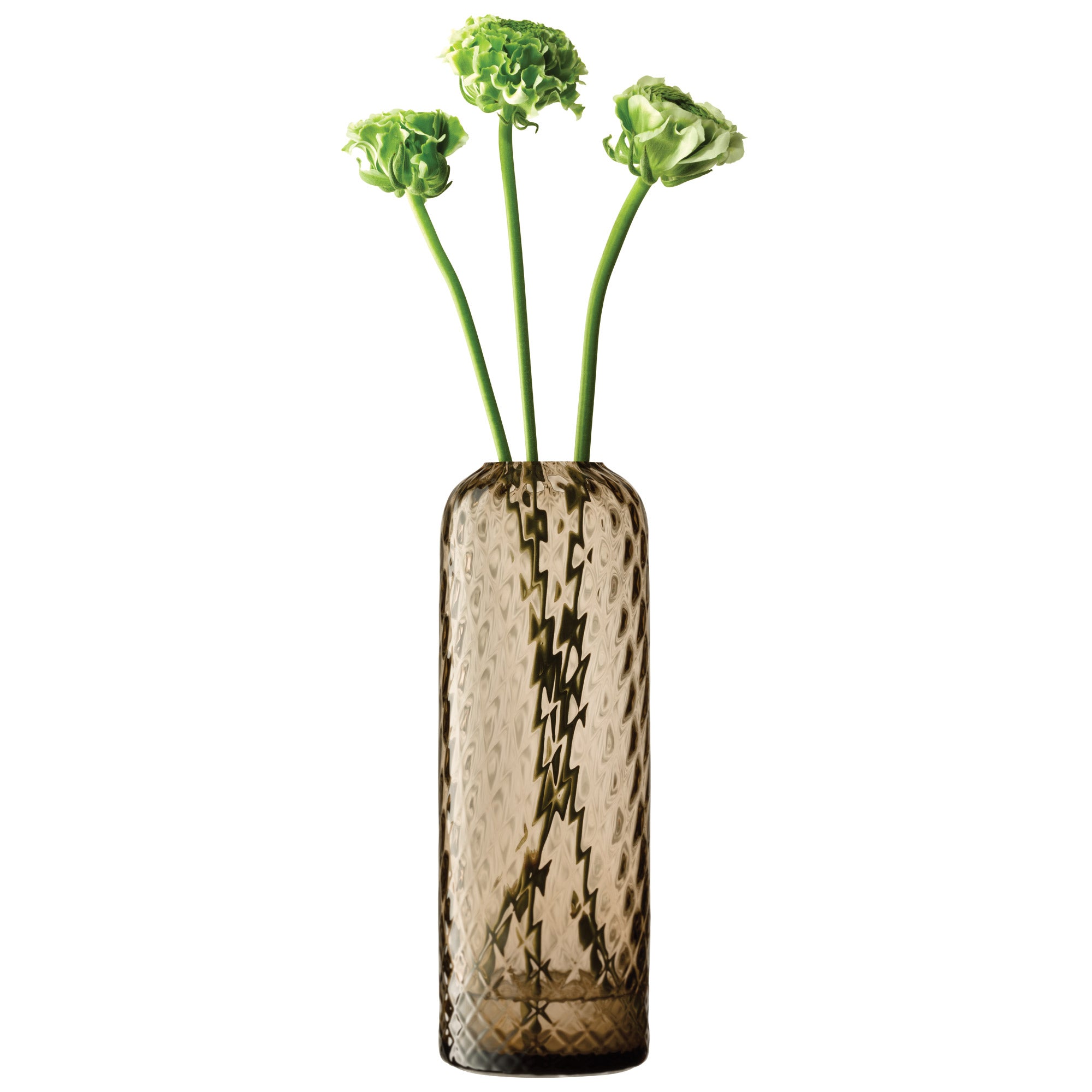 DAPPLE VASE H26.5CM EARTH BROWN
