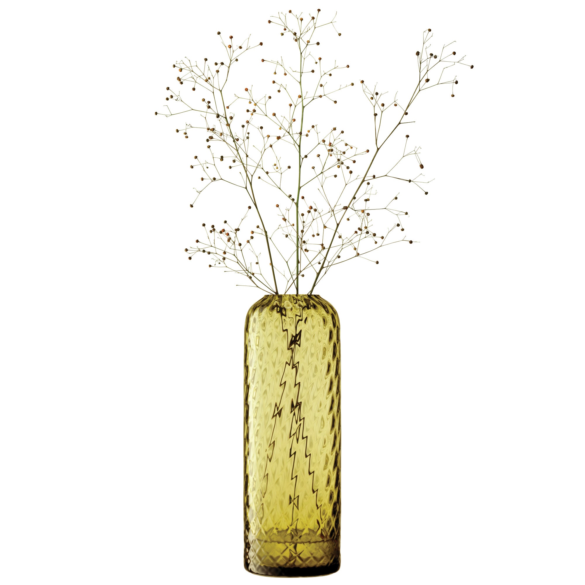 DAPPLE VASE H26.5CM WOODLAND GREEN