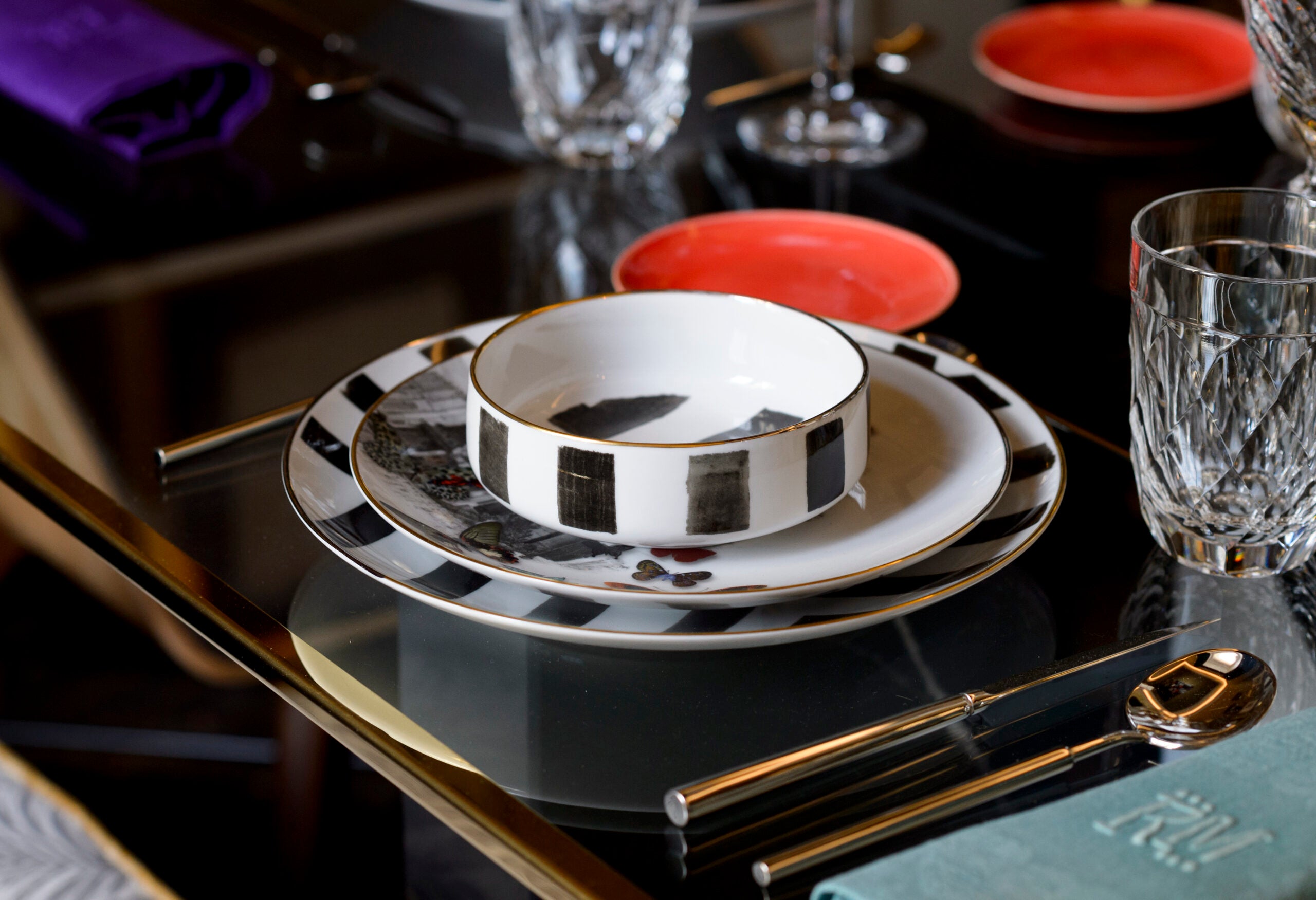 Vista Alegre Dessert Plate - Sol Y Sombra