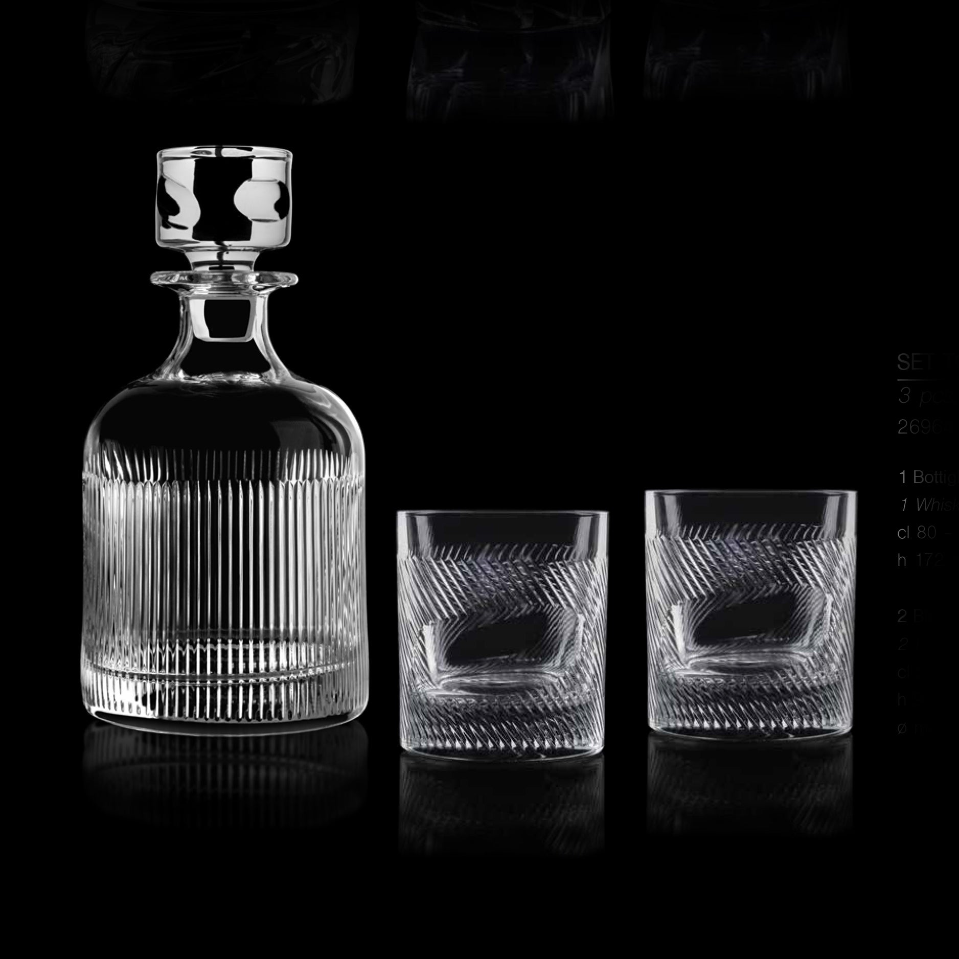 Da Vinci Prestige 3Pcs Whisky Set - Touch