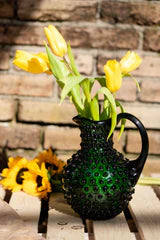 HOBNAIL JUG 2000ML (DARK GREEN )