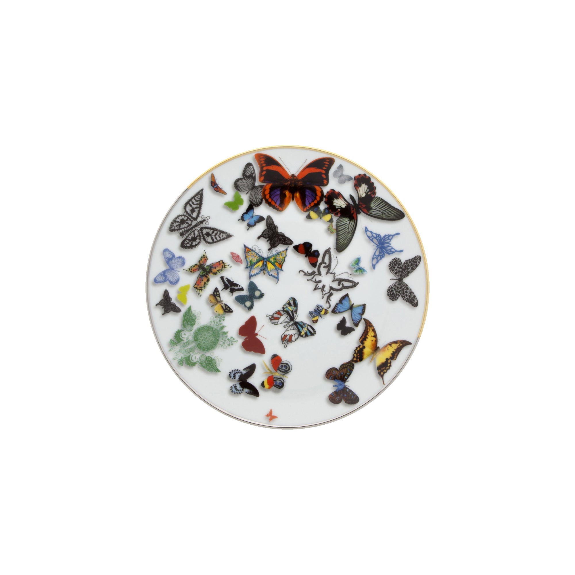 Vista Alegre Dessert Plate - Butterfly Parade