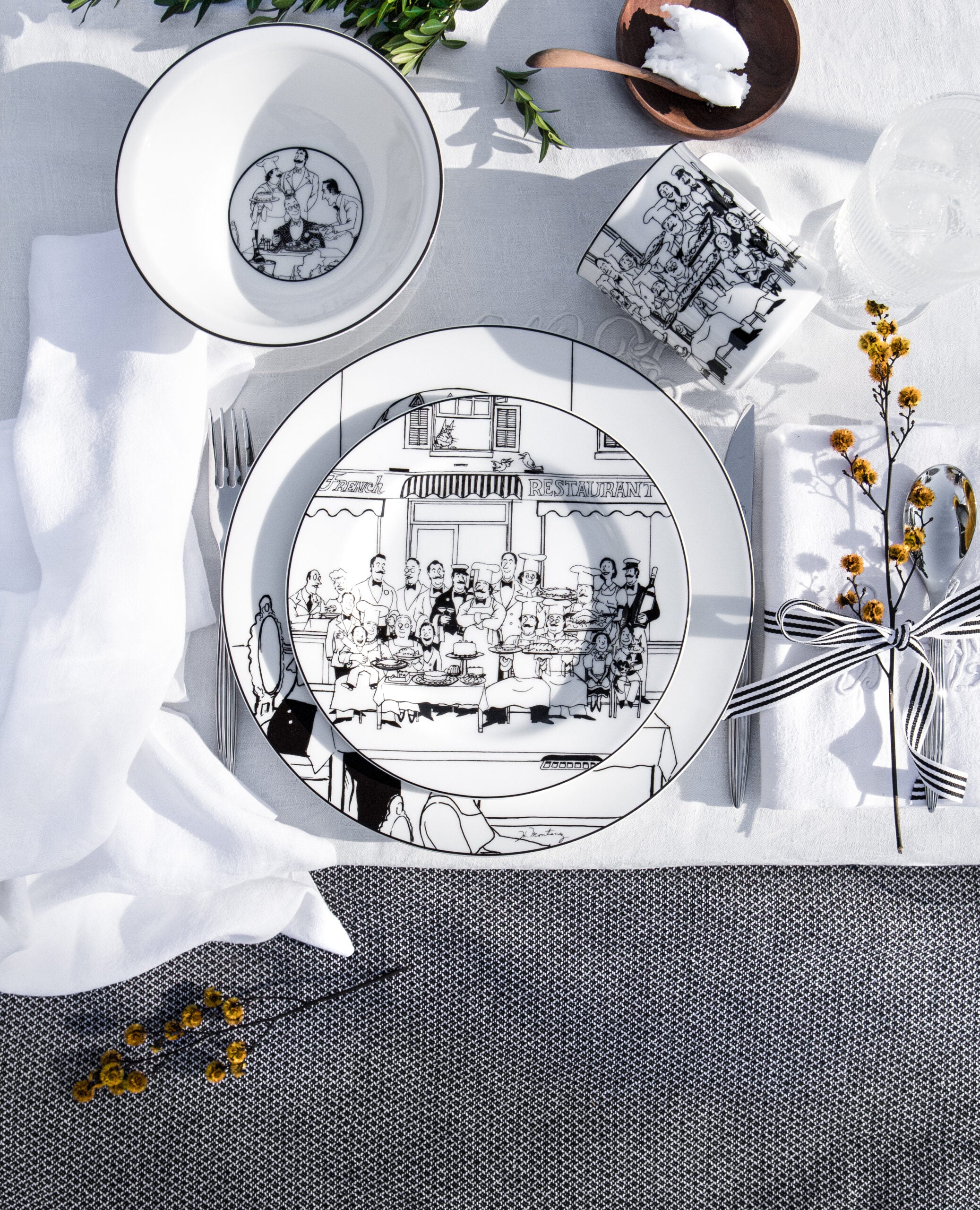 Noritake 12Pc Dinner Set For 4 Person - Le Restaurant