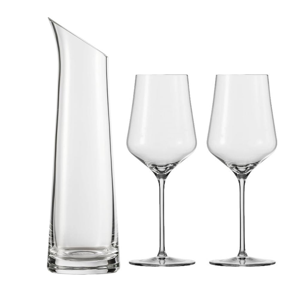 Eisch Sky Sensis Plus 2Pcs White Wine Glasses W/Carafe In Gift Box