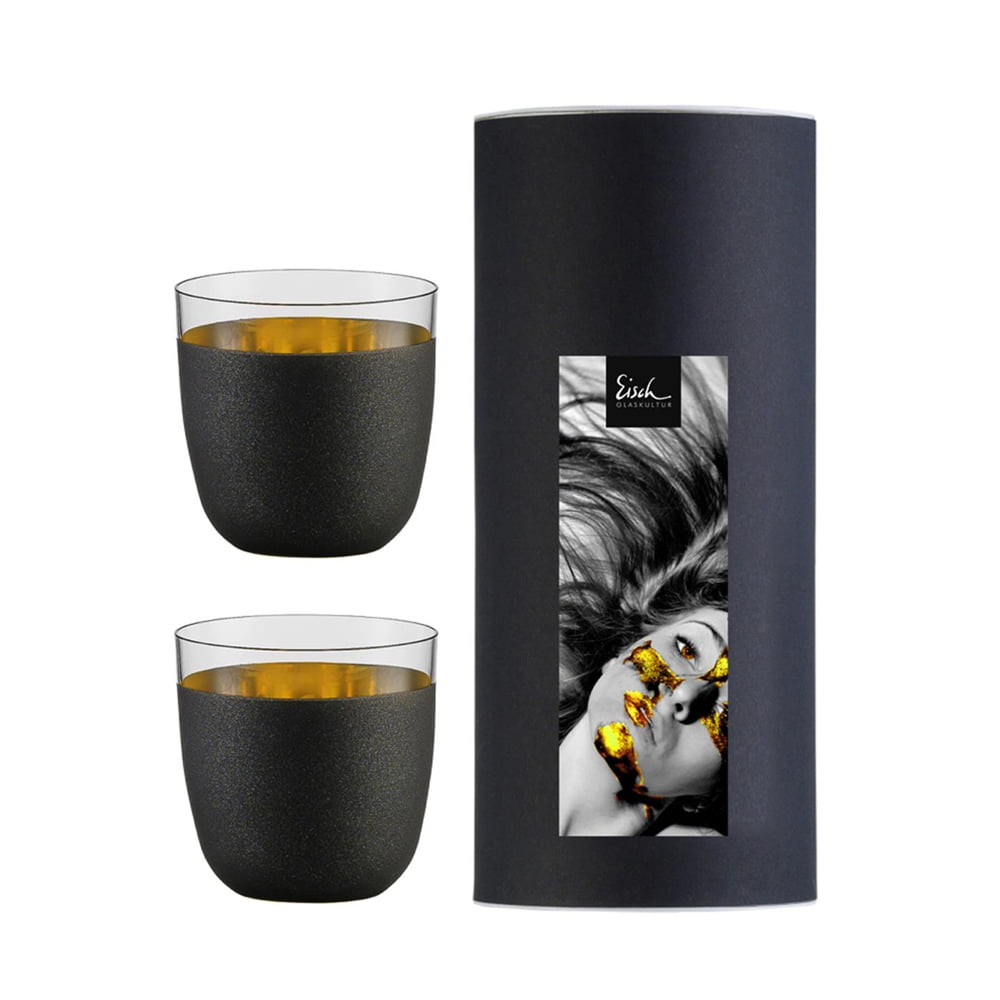 Eisch Cosmo Gold 2Pcs Tumbler 390Ml In Gift Tube
