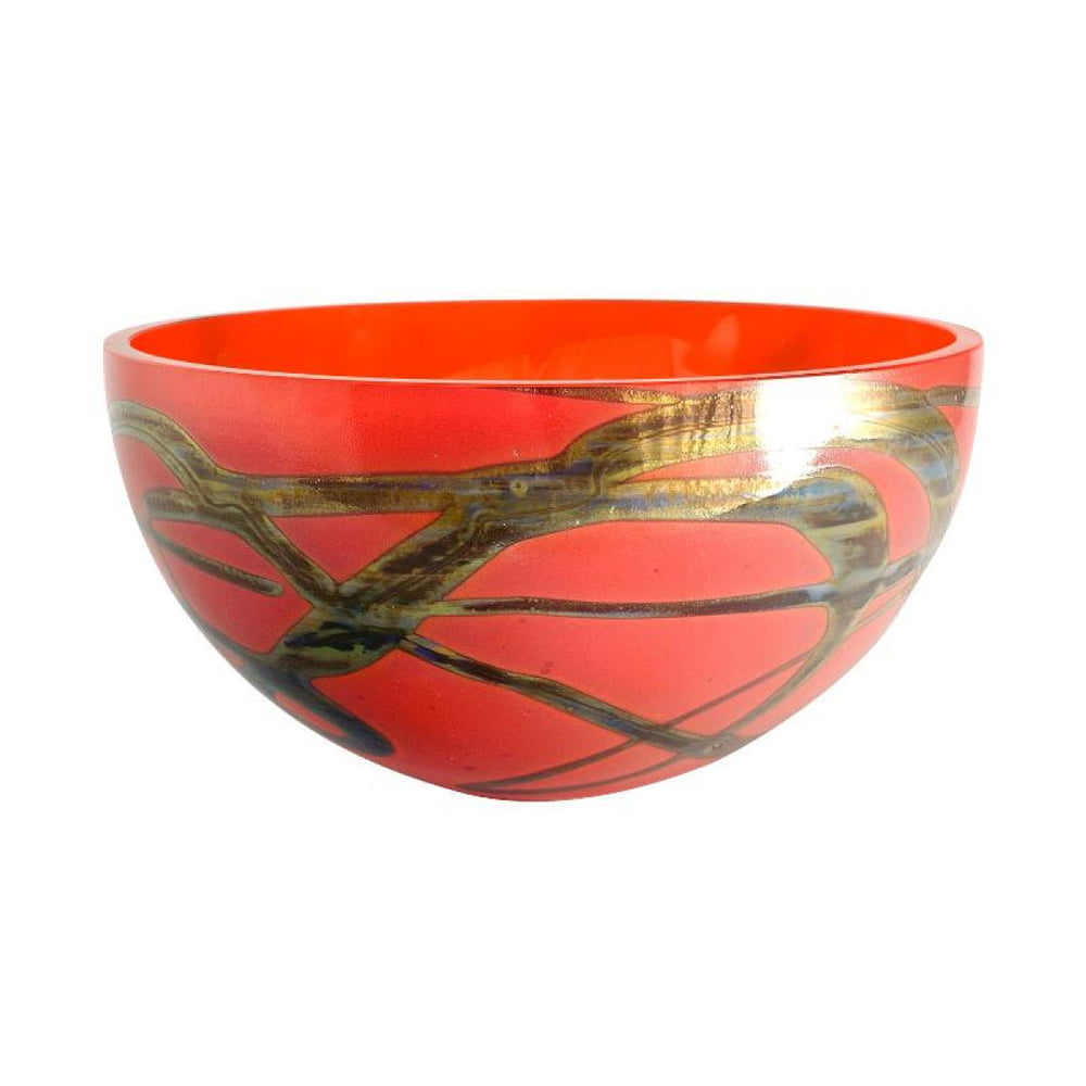 Eisch Planets Bowl 22Cm Red