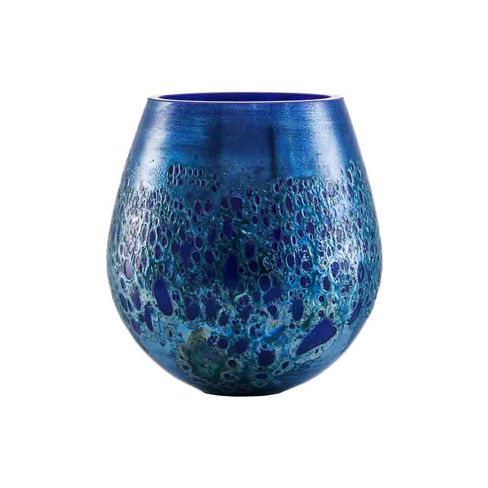 Eisch Planets Vase 20Cm Blue