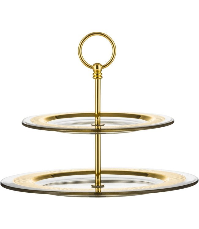 Eisch Aurea Etagere 2 Tier Cake Stand