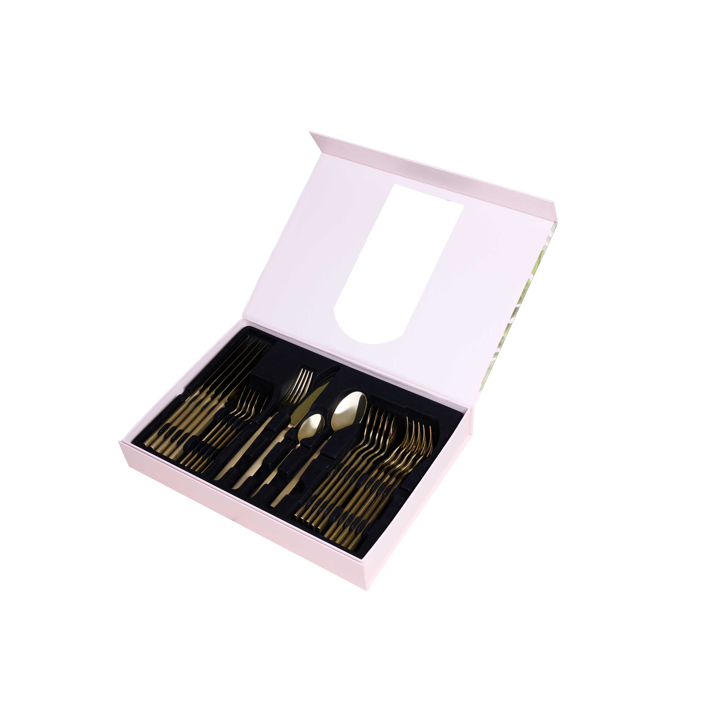 Equinox 24Pcs Cutlery Set - Natura Champagne