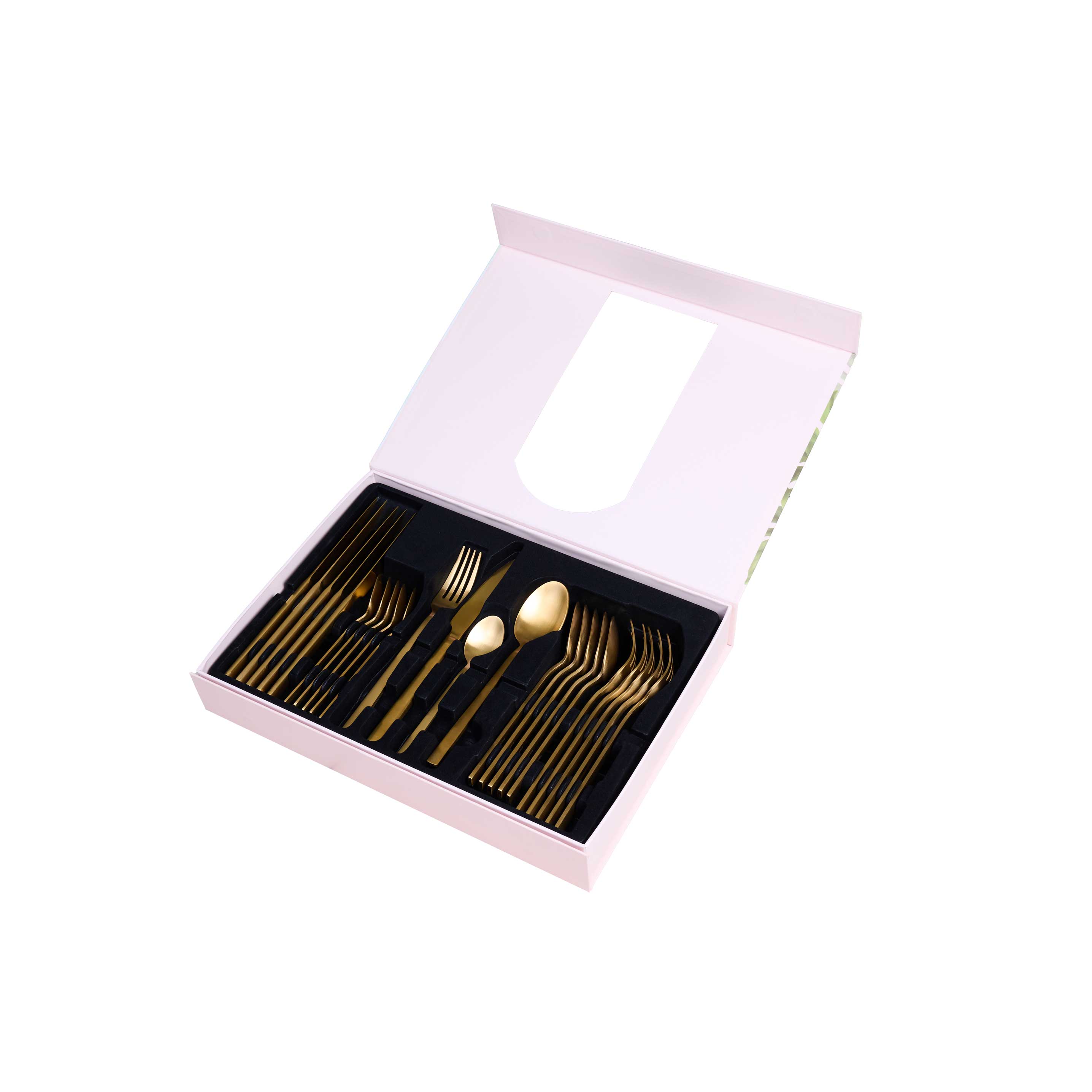 Equinox 24Pcs Cutlery Set - Natura Gold
