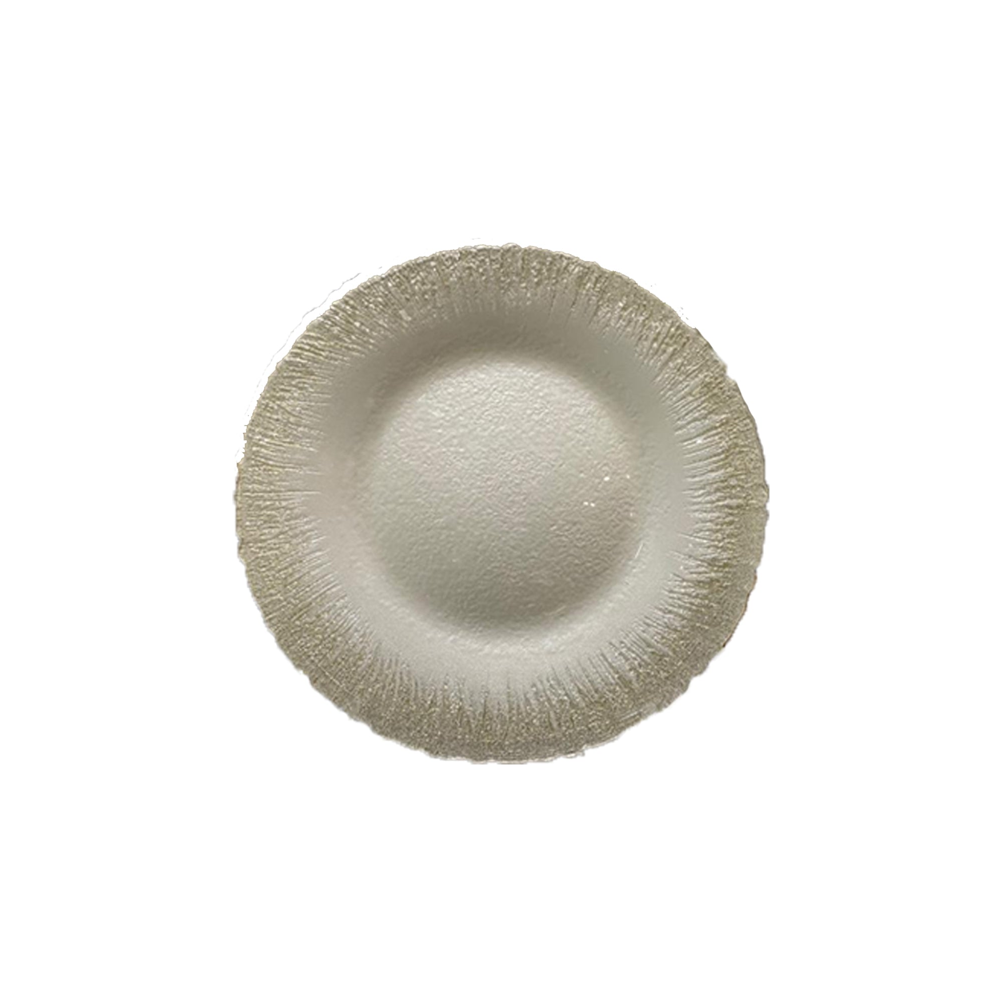 Artemis Flash 33 Cm Plate - G290 Silver Gold Glitter + M014 White Pearl