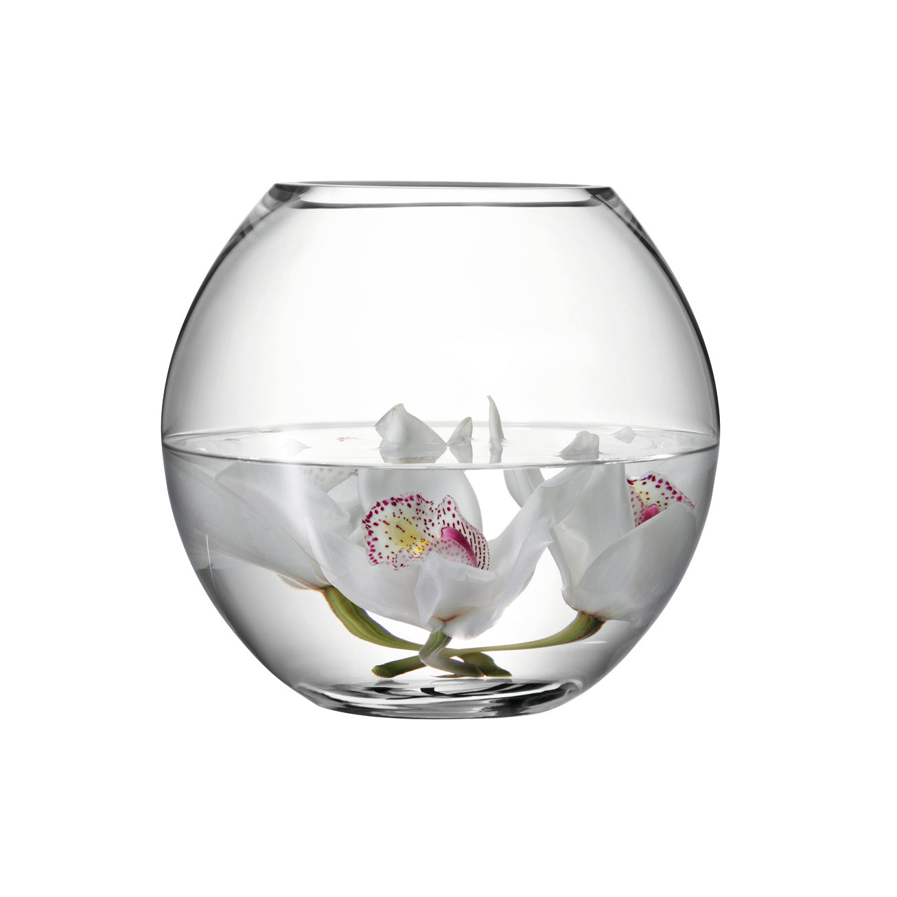 LSA International Flower Round Bouquet Vase H22cm Clear
