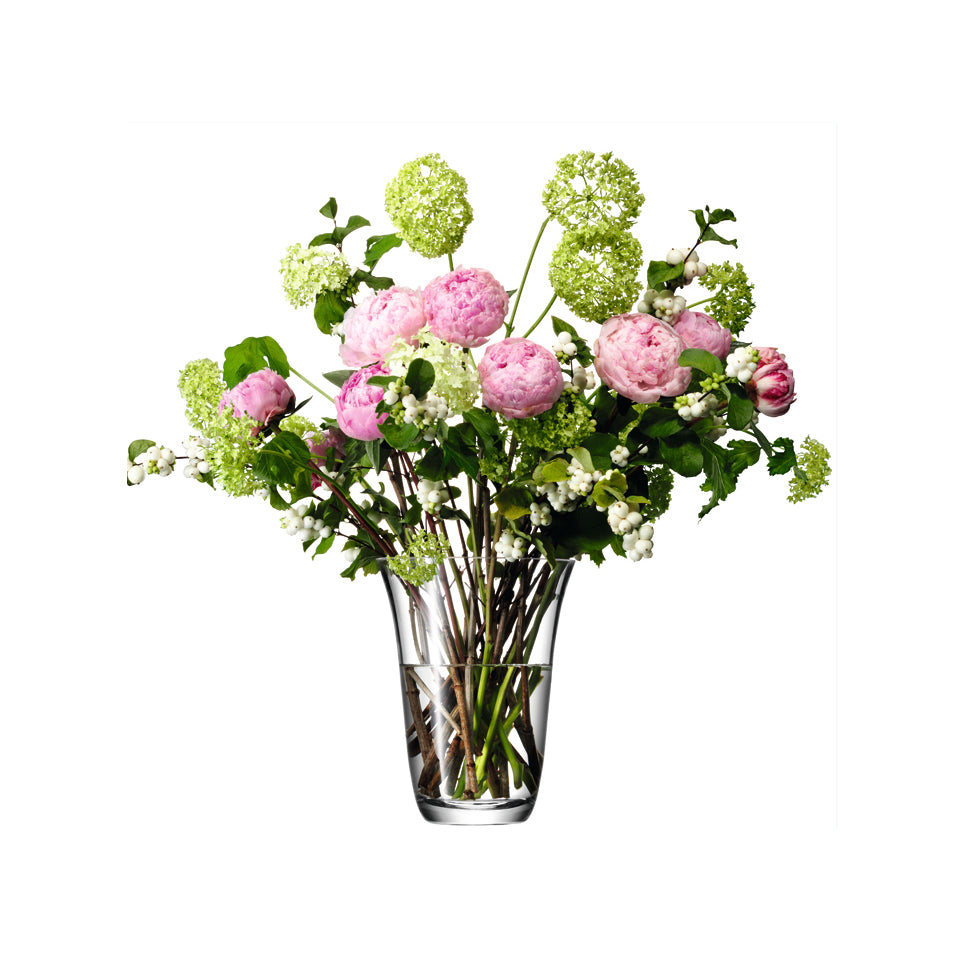 LSA International Flower Open Bouquet Vase H23cm - Clear