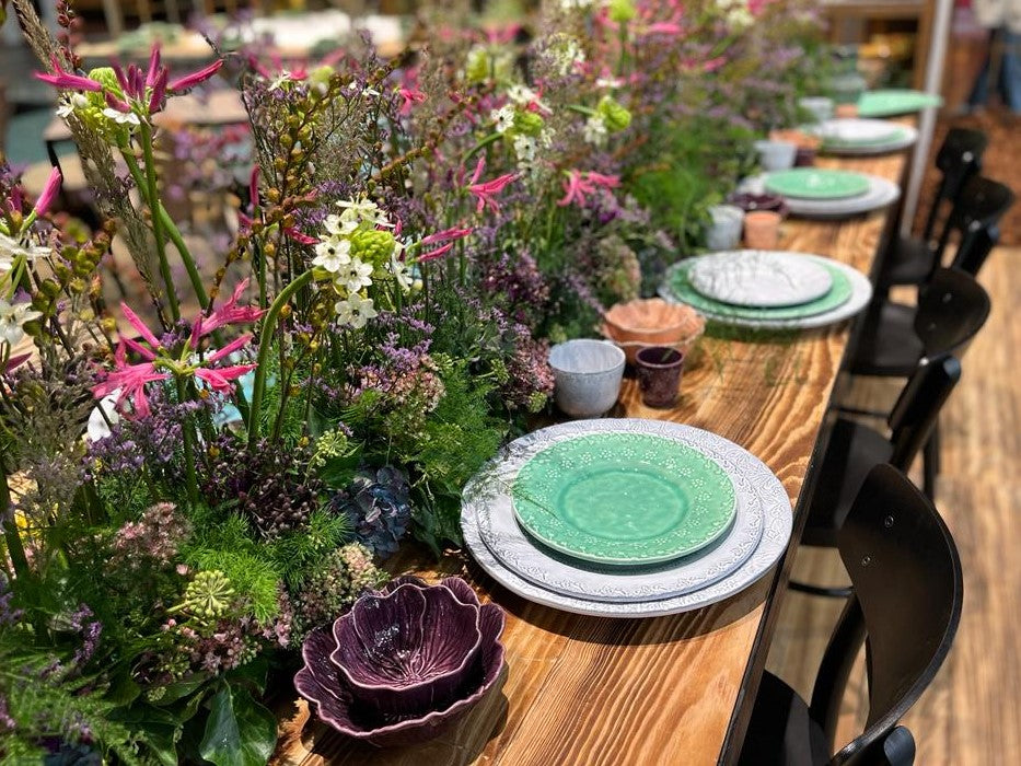 Bordallo Pinheiro White Dinner Plate 29cm - Flora