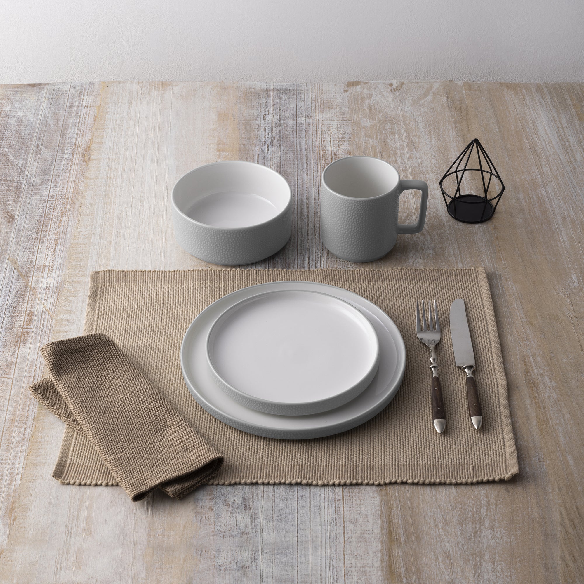 Noritake Colortex Salad Place 7 1/2"- Stone Grey