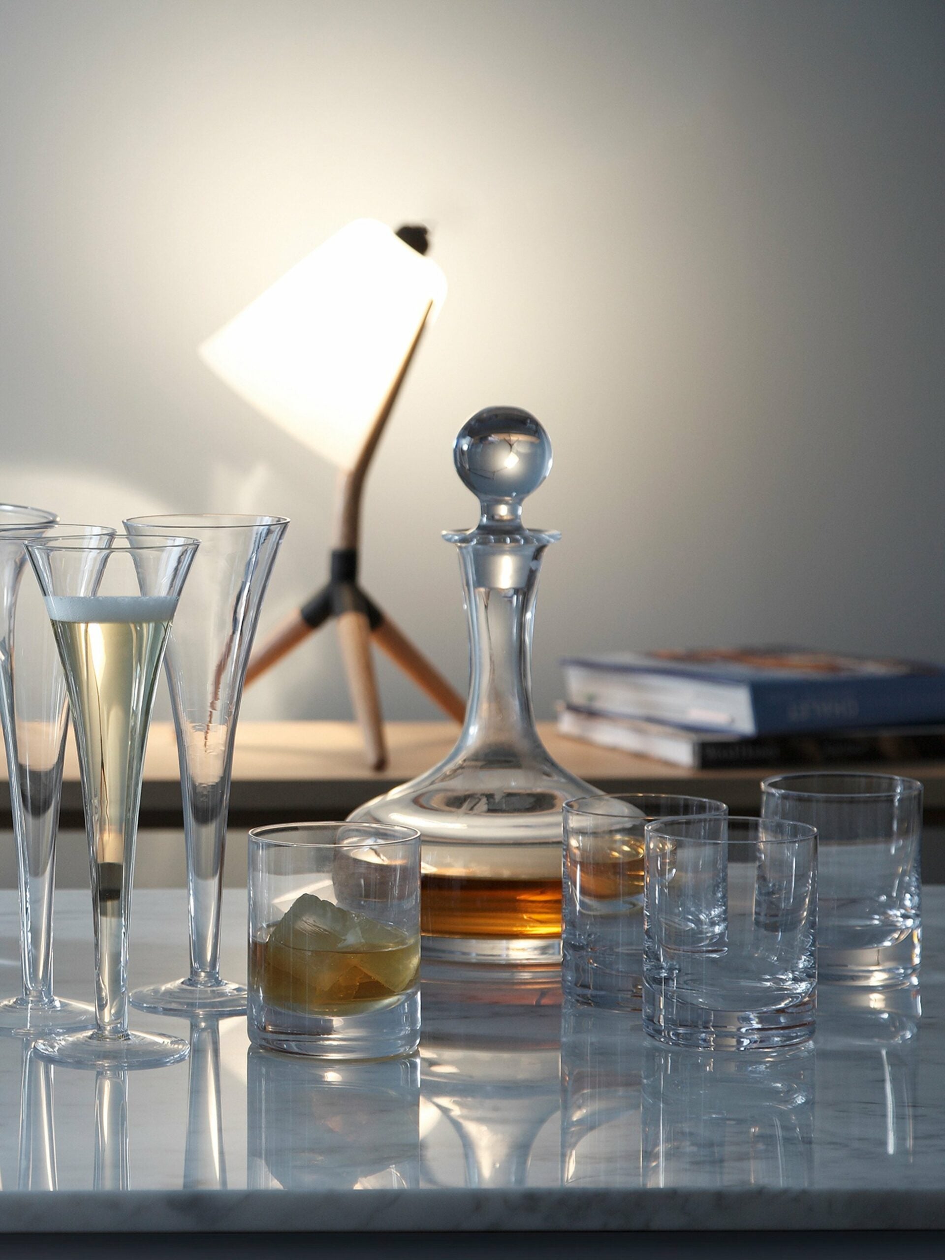 BAR WHISKY SET 1.6L/250ML CLEAR